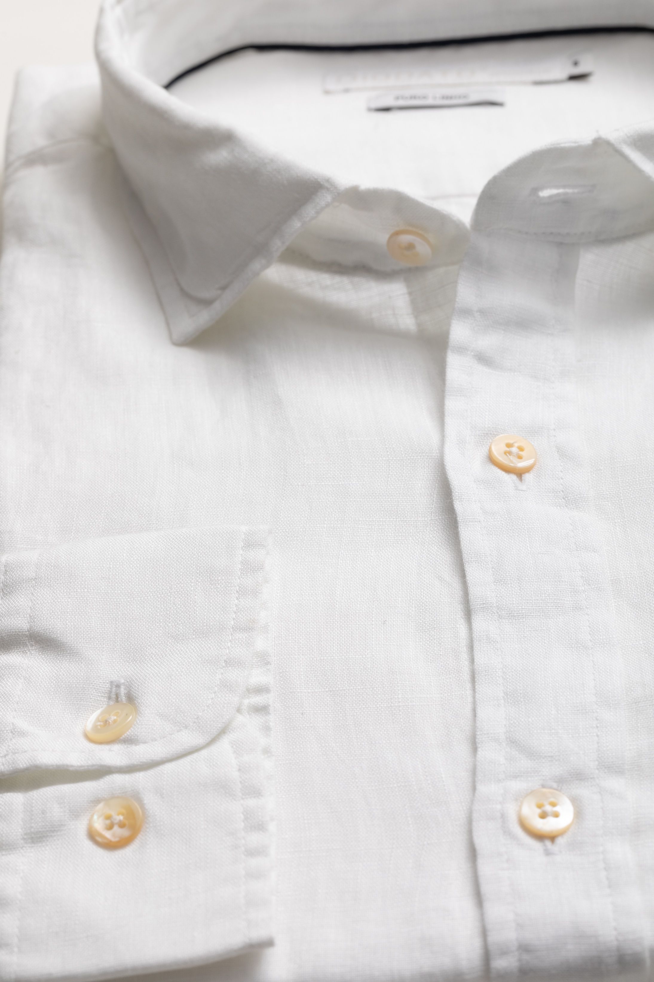 Camisa Manga Longa Regular Linho branco