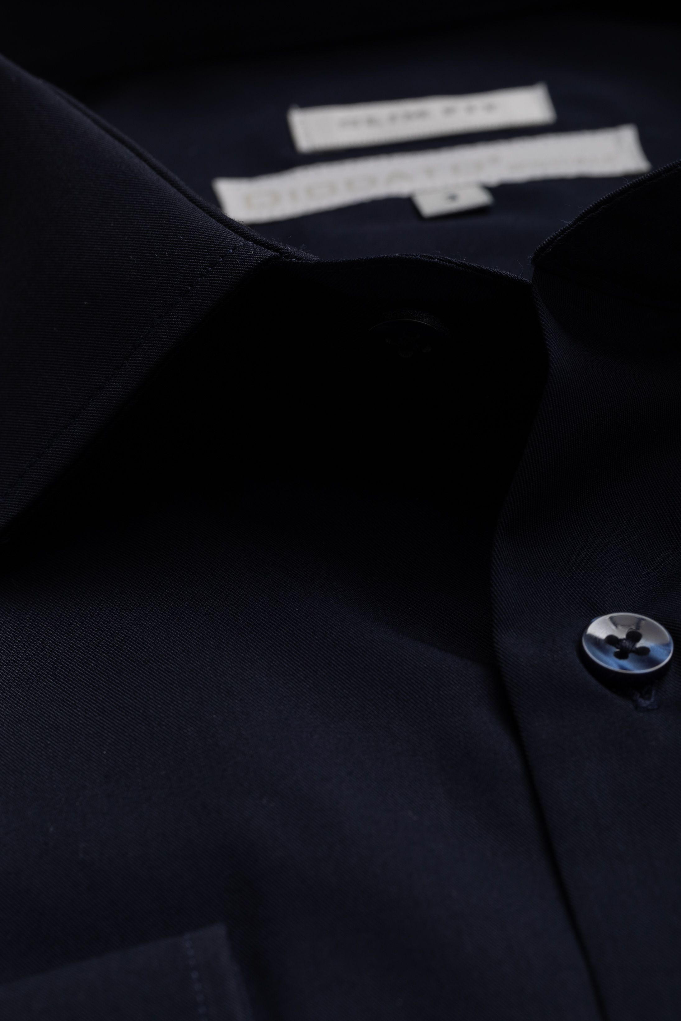 Camisa Manga Longa Slim fit Marinho