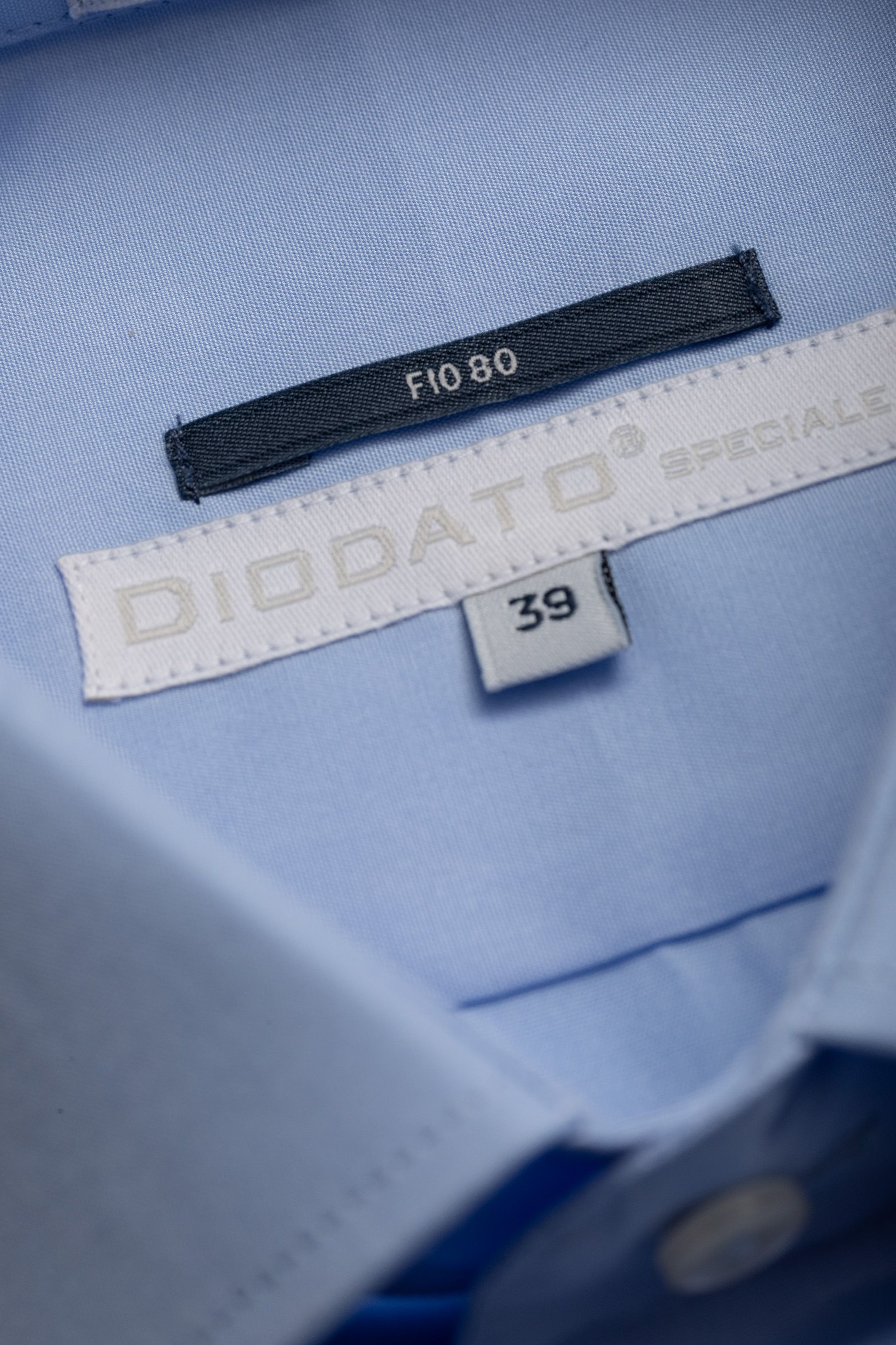 Camisa Social Slim fit Fio 80 Liquid Ammonia Azul 