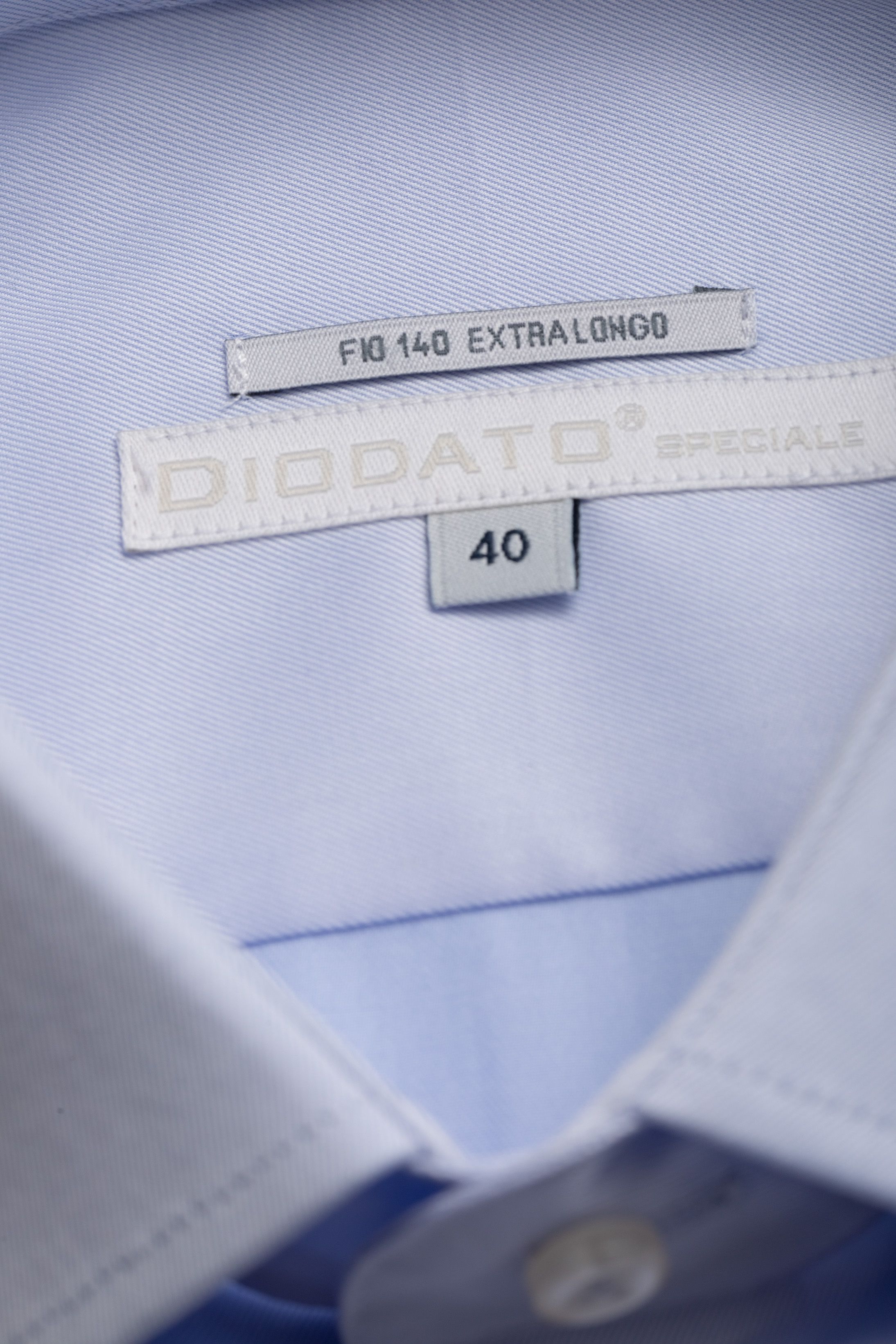 Camisa Social Slim Fit Fio 140 Extra longo 