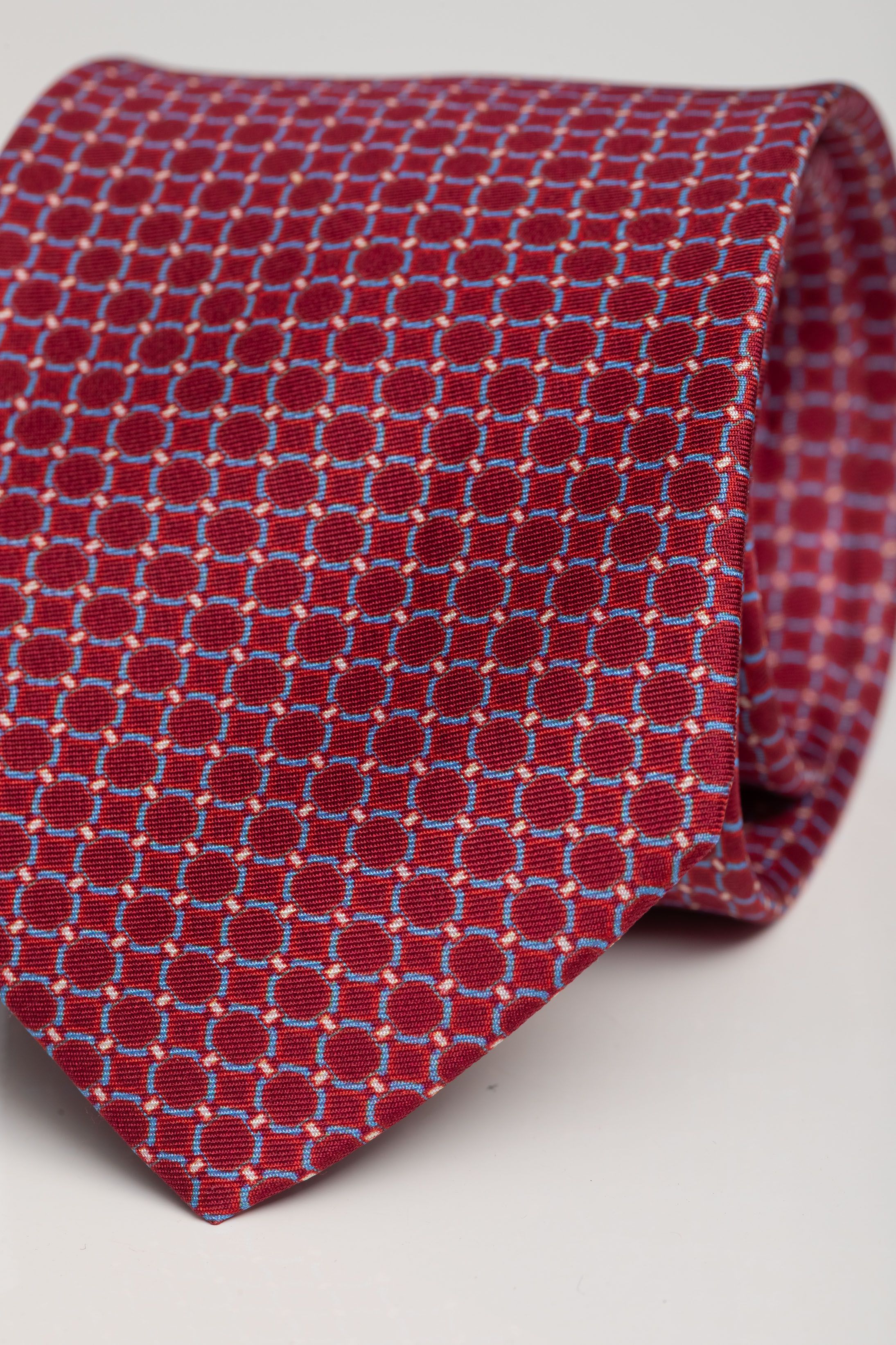 Gravata Seda Italiana Vermelho
