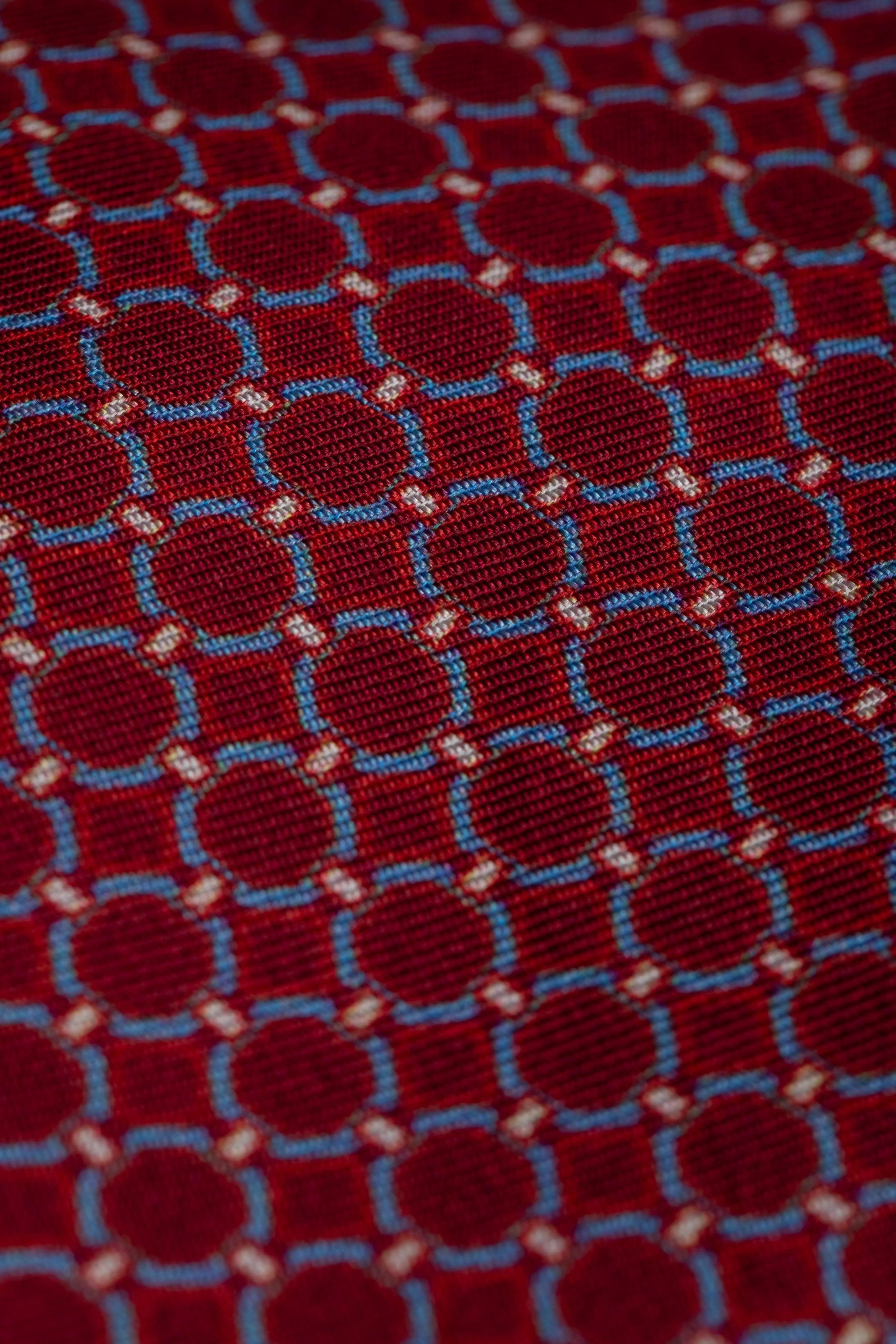 Gravata Seda Italiana Vermelho