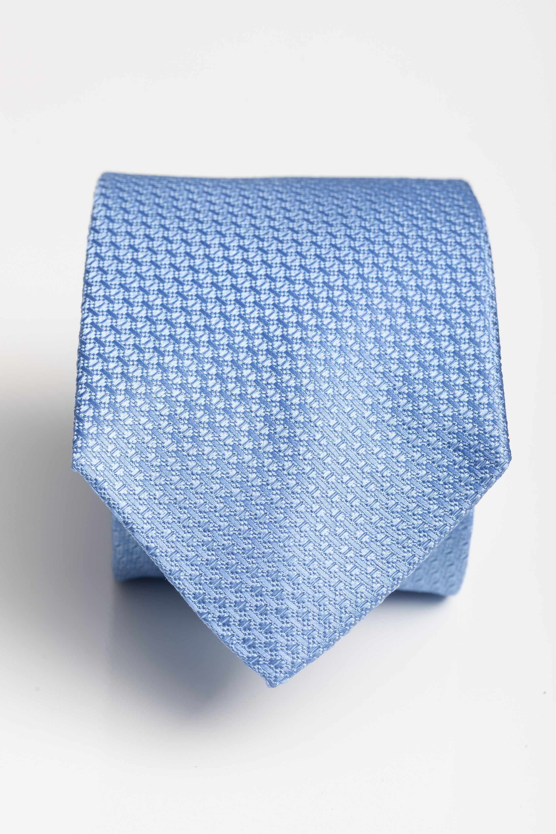 Gravata Seda Italiana Azul claro - Diodato Alfaiataria