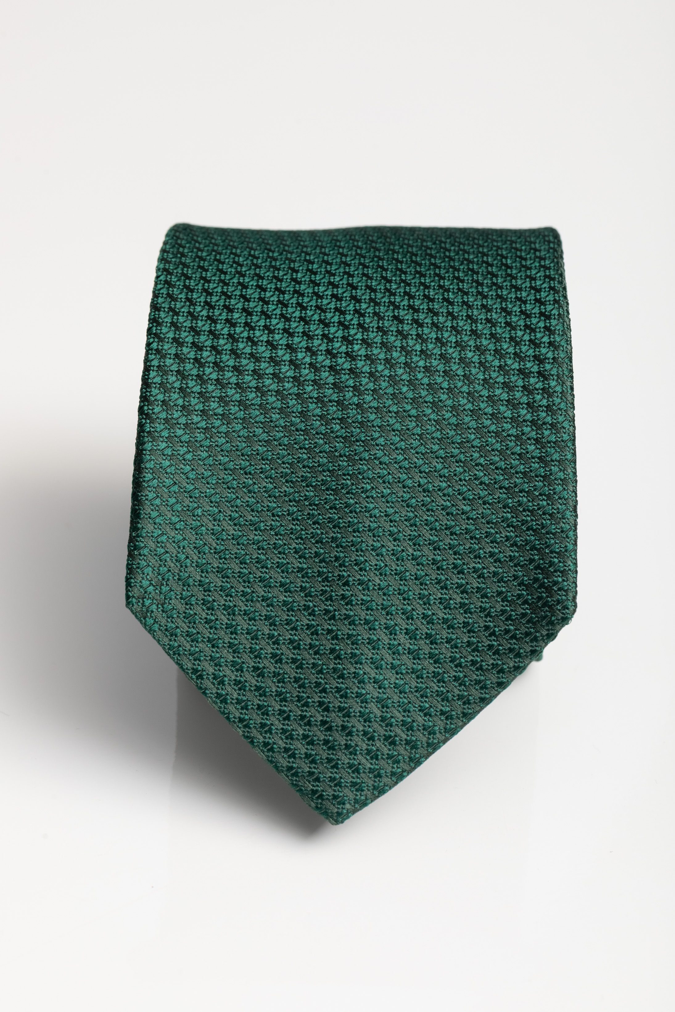 Gravata Seda Italiana Verde escuro - Diodato Alfaiataria