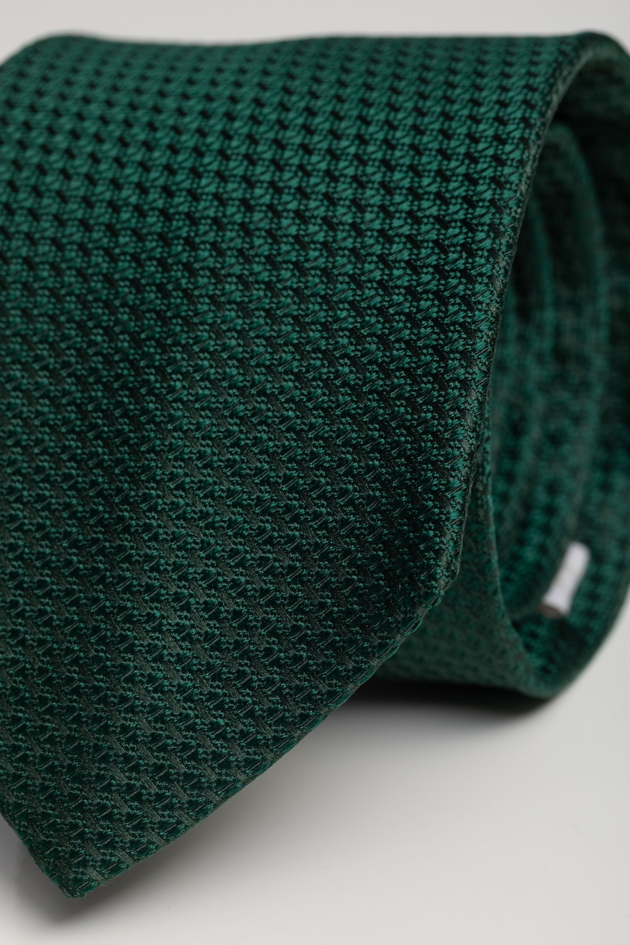 Gravata Seda Italiana Verde escuro