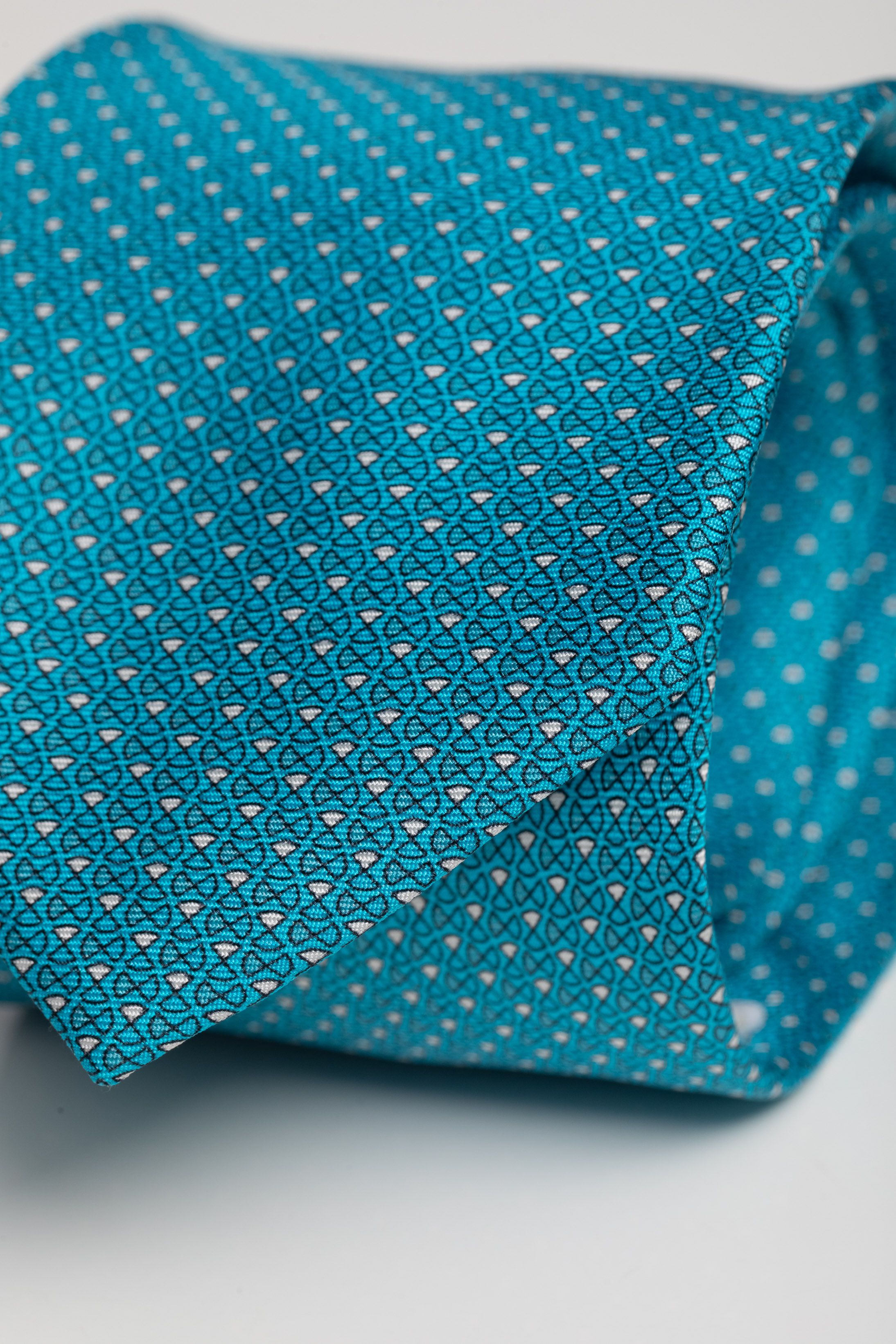 Gravata Seda Italiana Azul