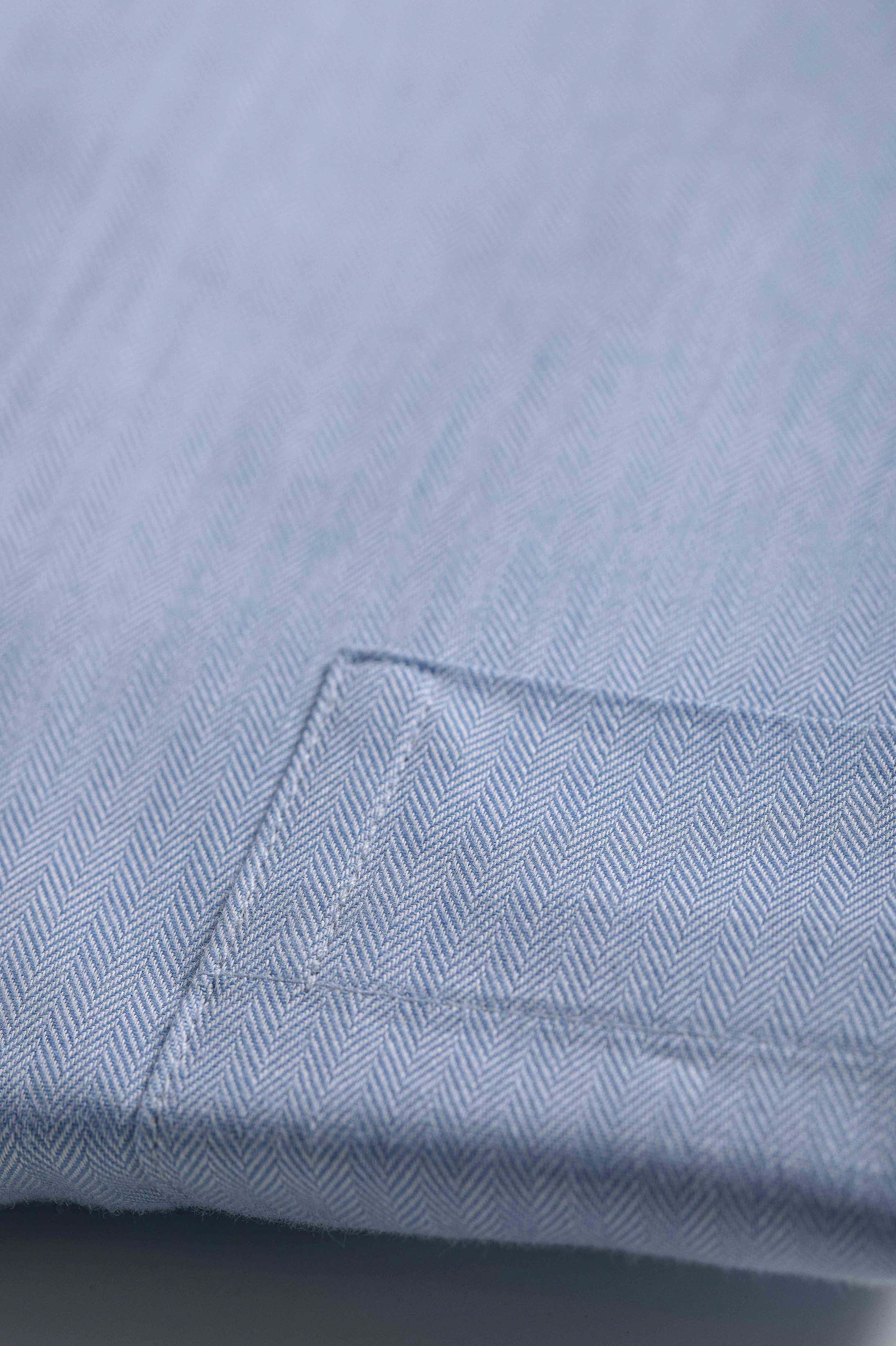 Camisa Social Regular Azul