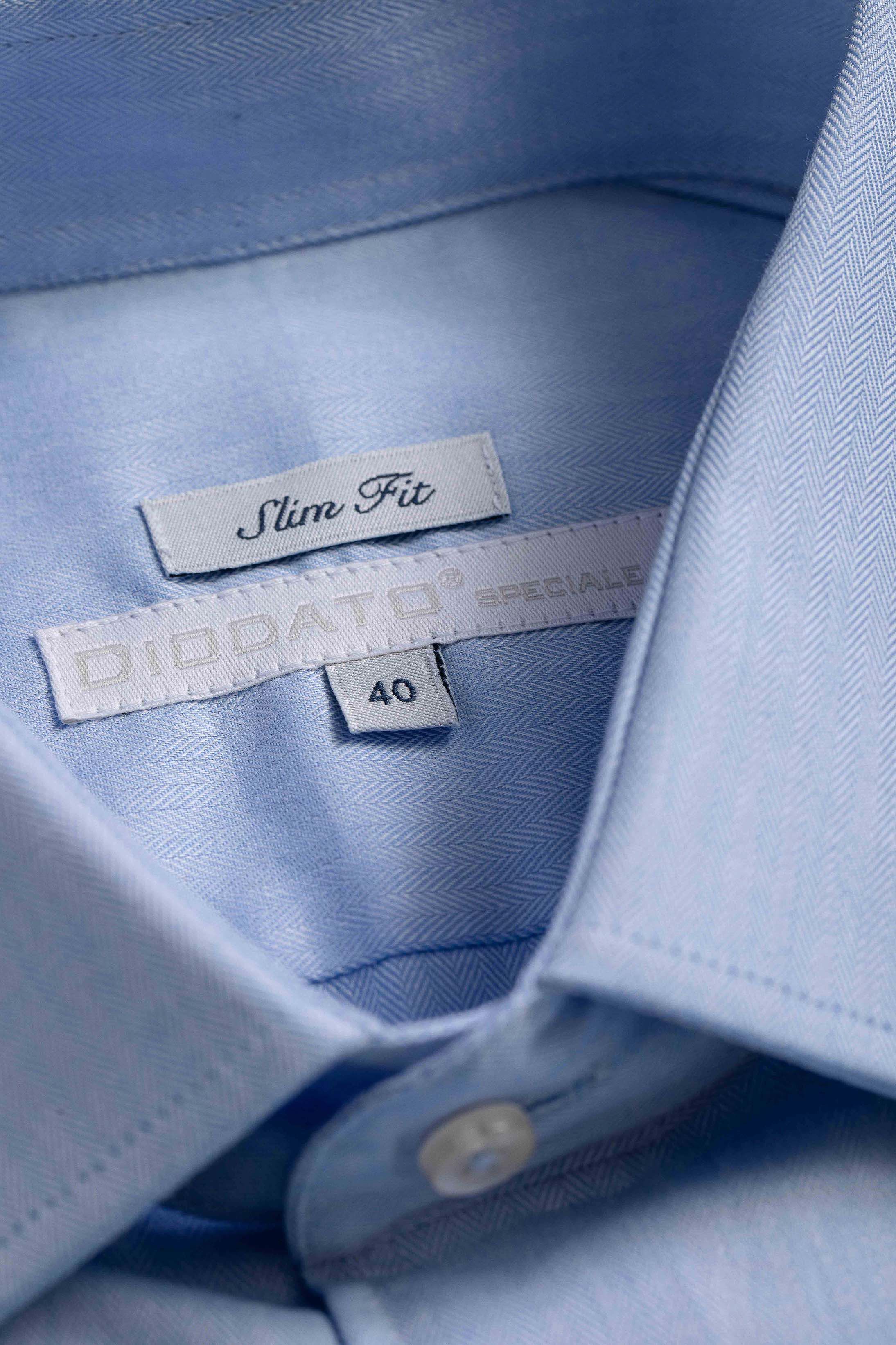 Camisa Social Slim fit Azul 