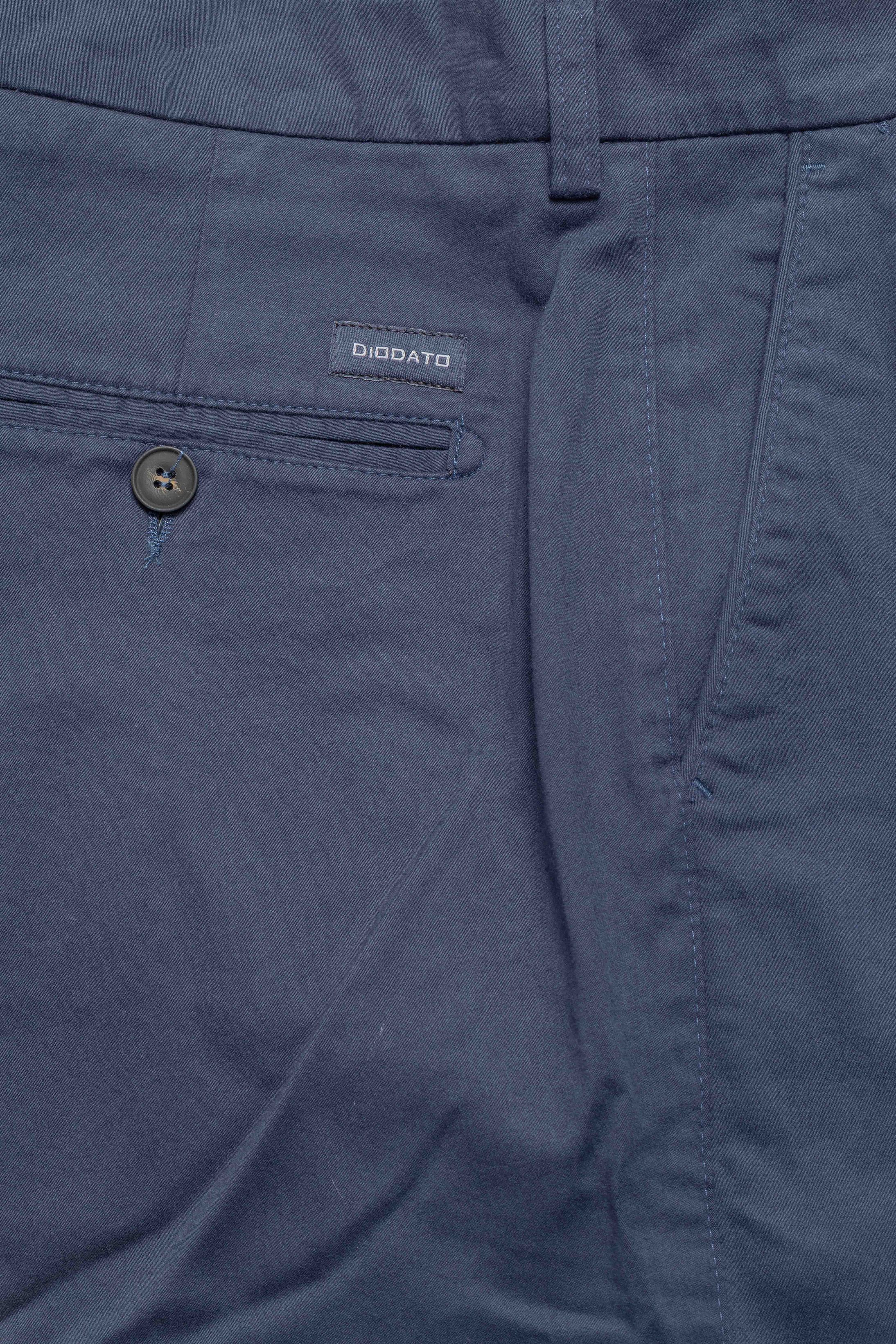 Calça Sport Pima Cotton Slim Fit Marinho - Diodato Alfaiataria