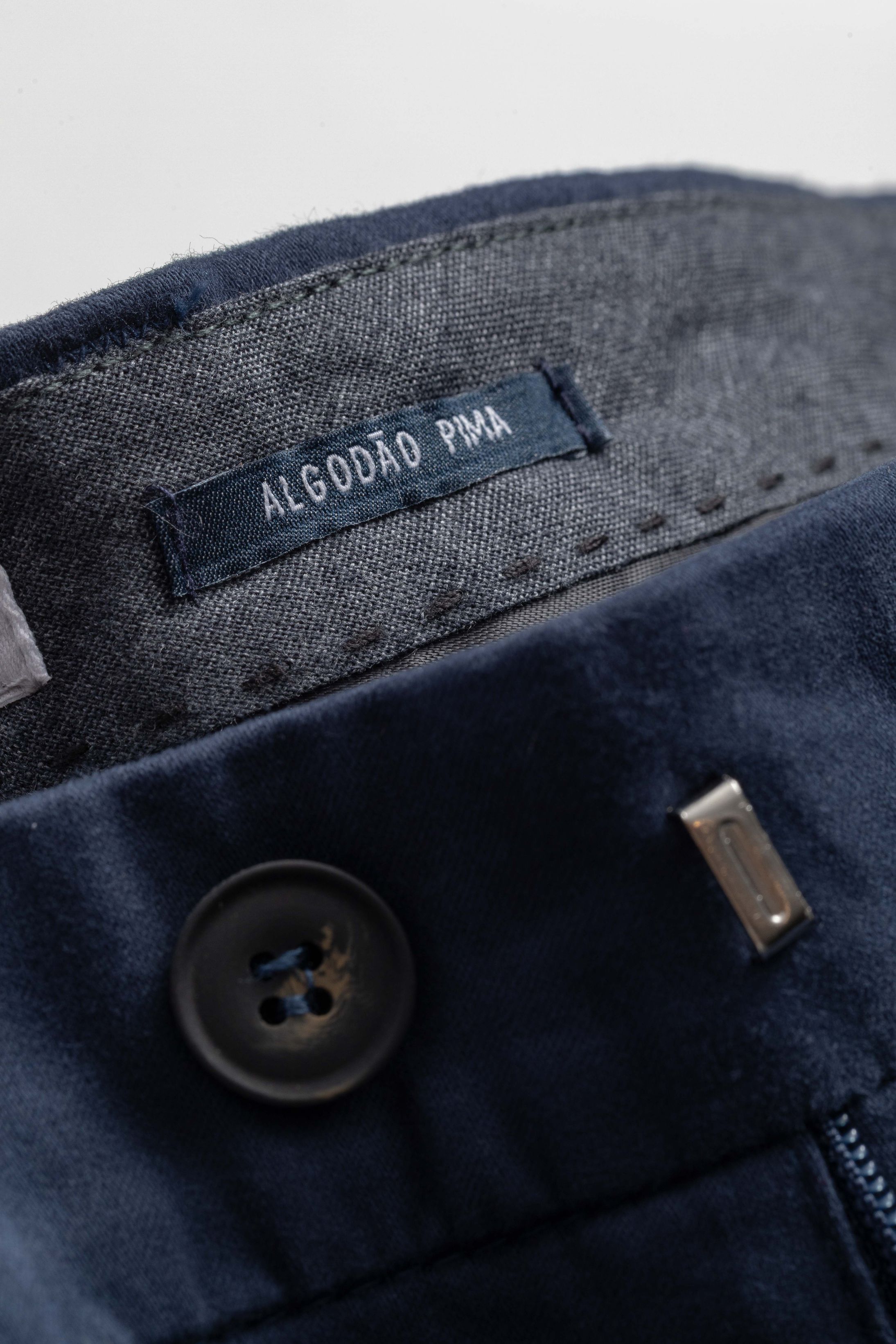 Calça Sport Pima Cotton Slim Fit Marinho