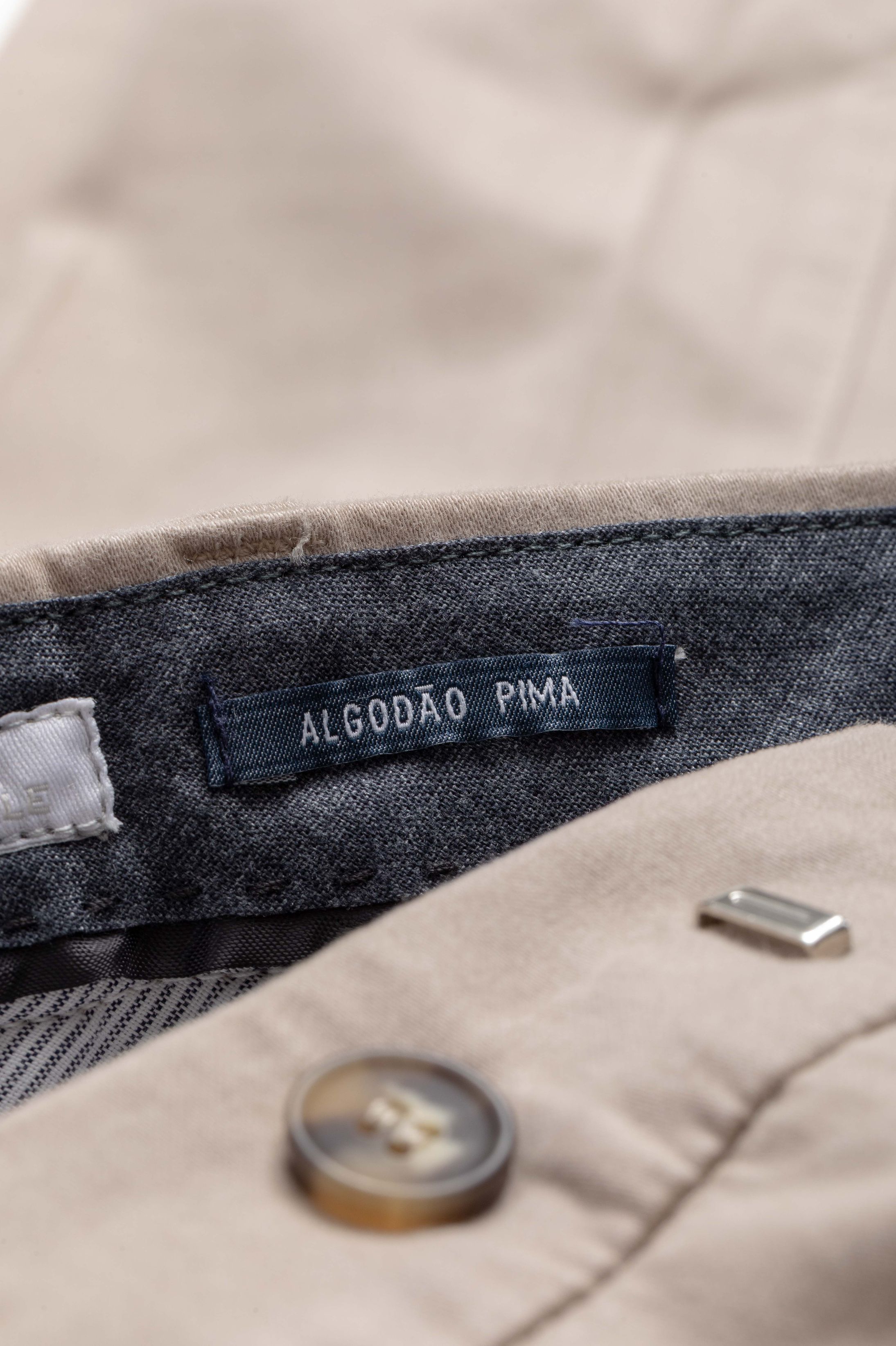 Calça Sport Pima Cotton Regular Areia