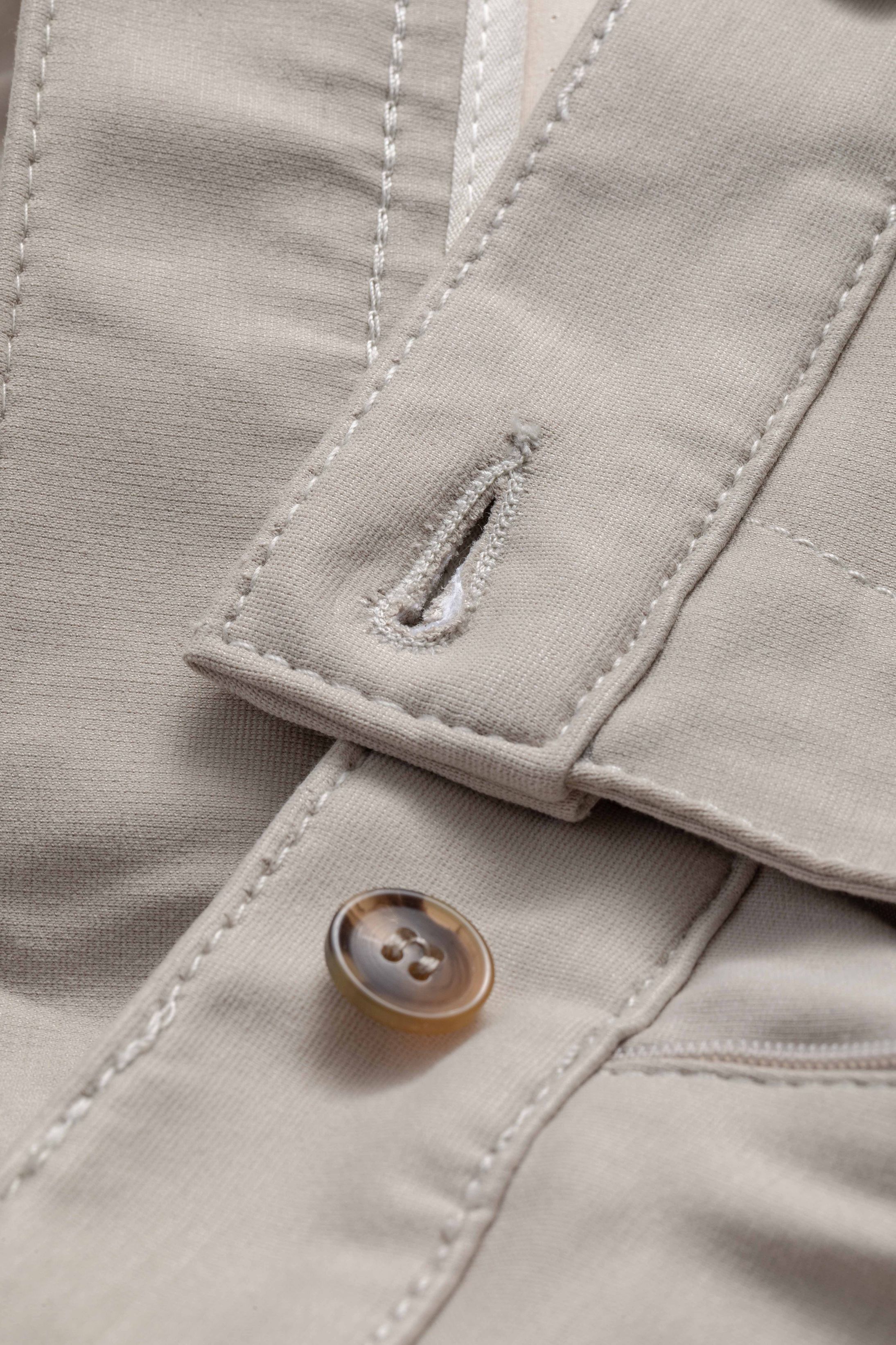 Calça Sport Malha Slim Fit Areia