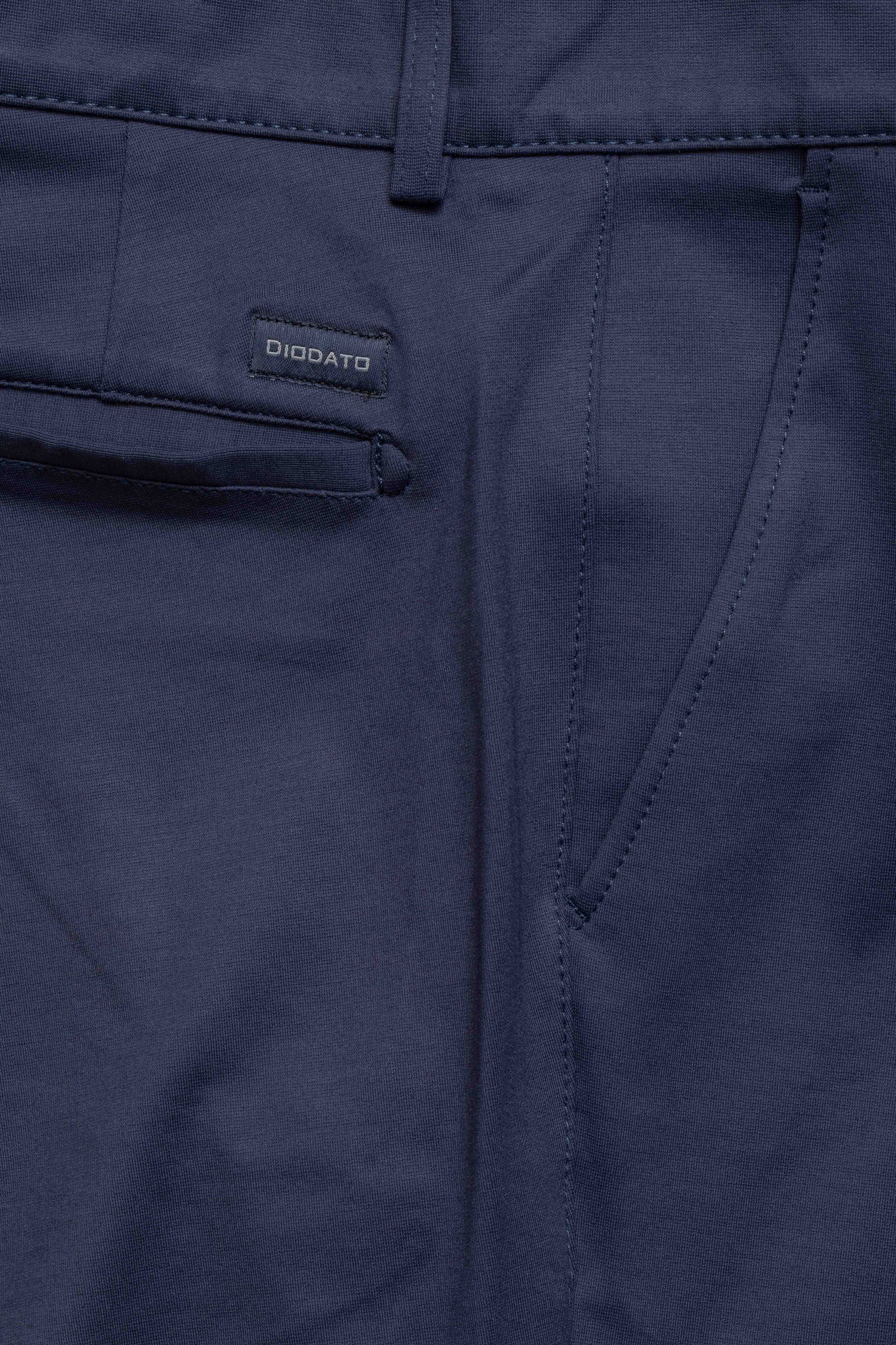 Calça Sport Malha Slim Fit Marinho - Diodato Alfaiataria