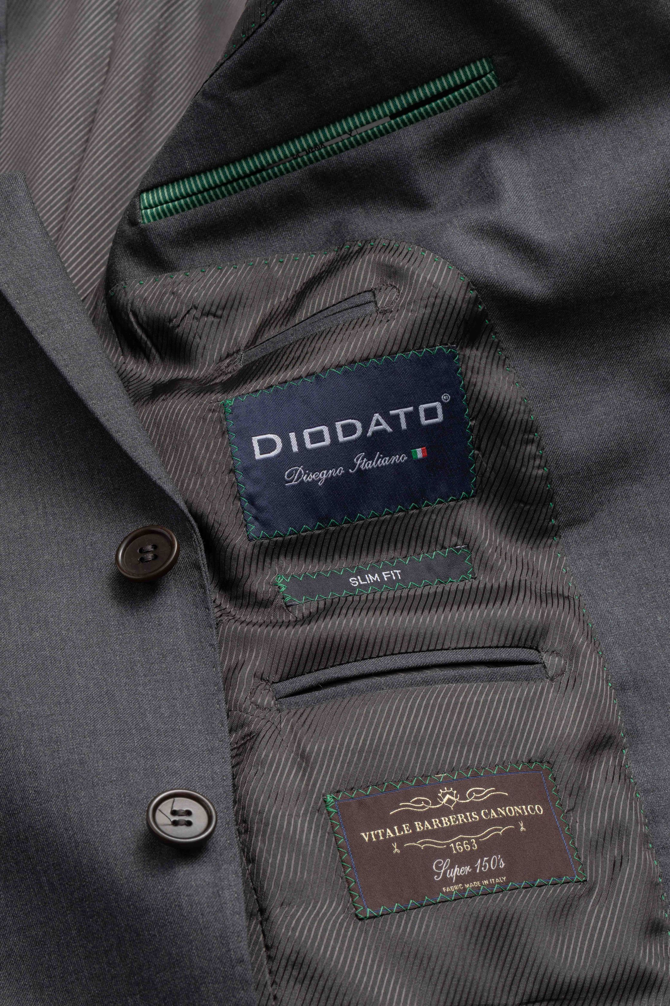 Costume Canônico Super 150 Slim Cinza Médio