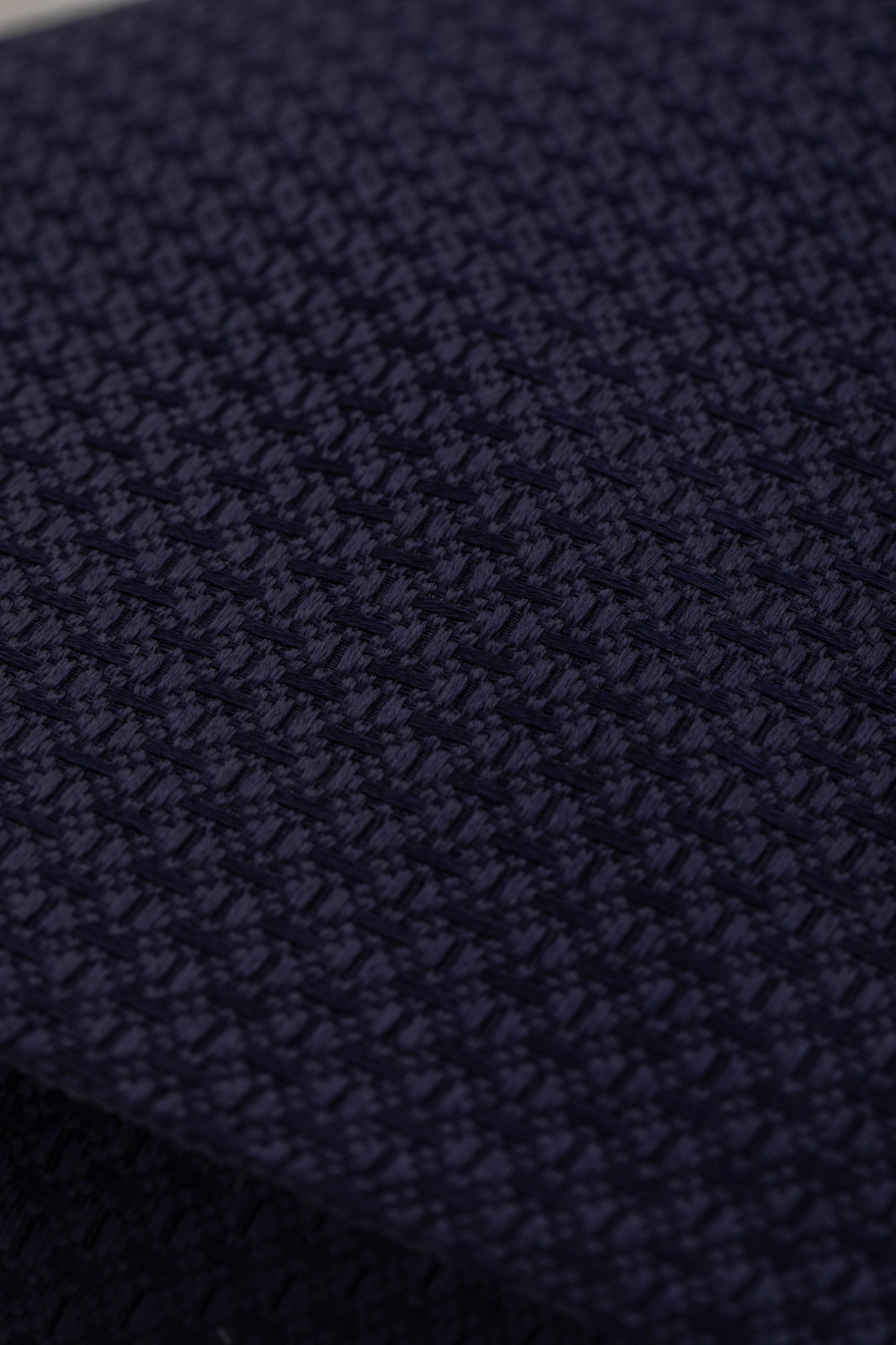 Gravata Seda Italiana Marinho