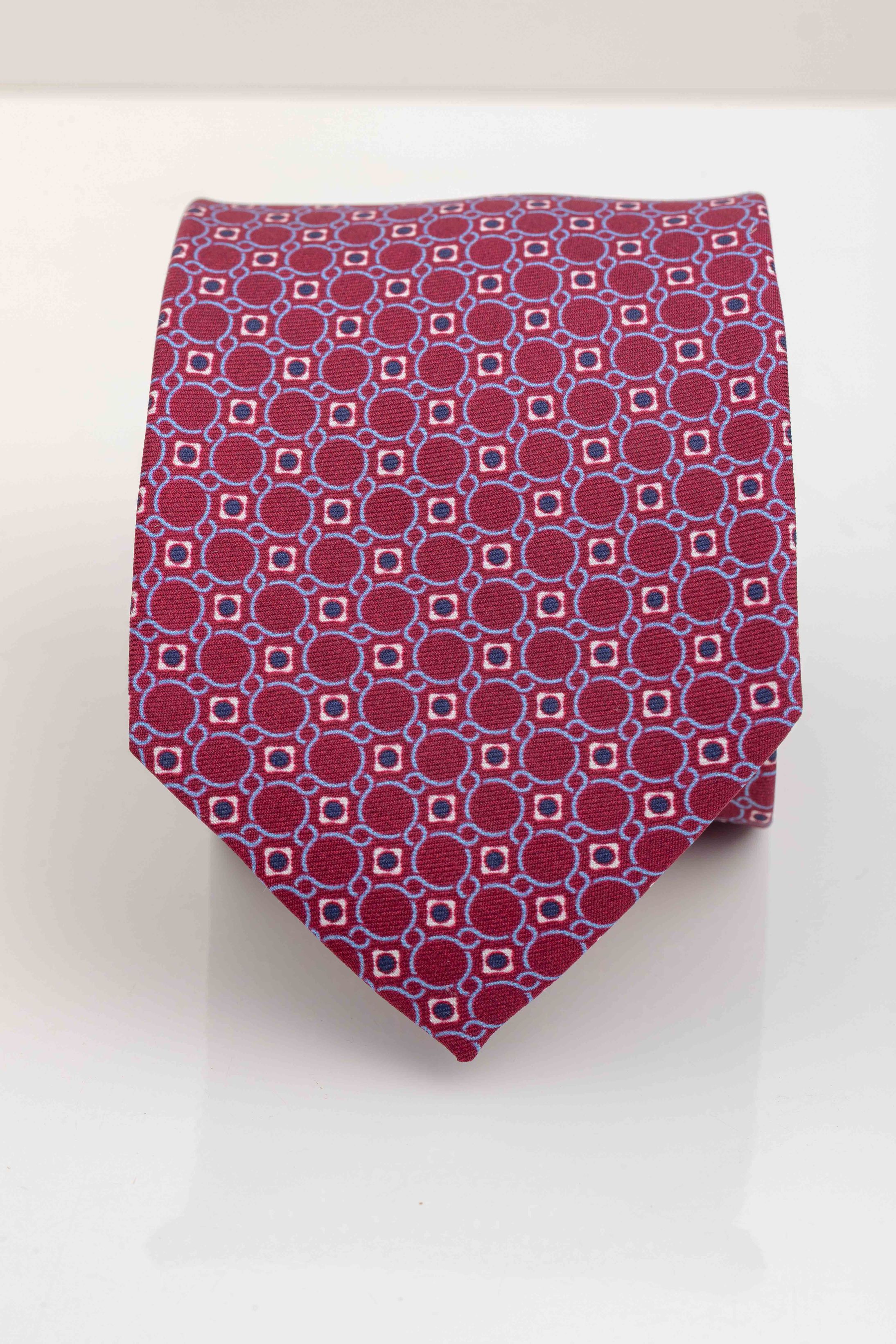 Gravata Seda Italiana vinho - Diodato Alfaiataria