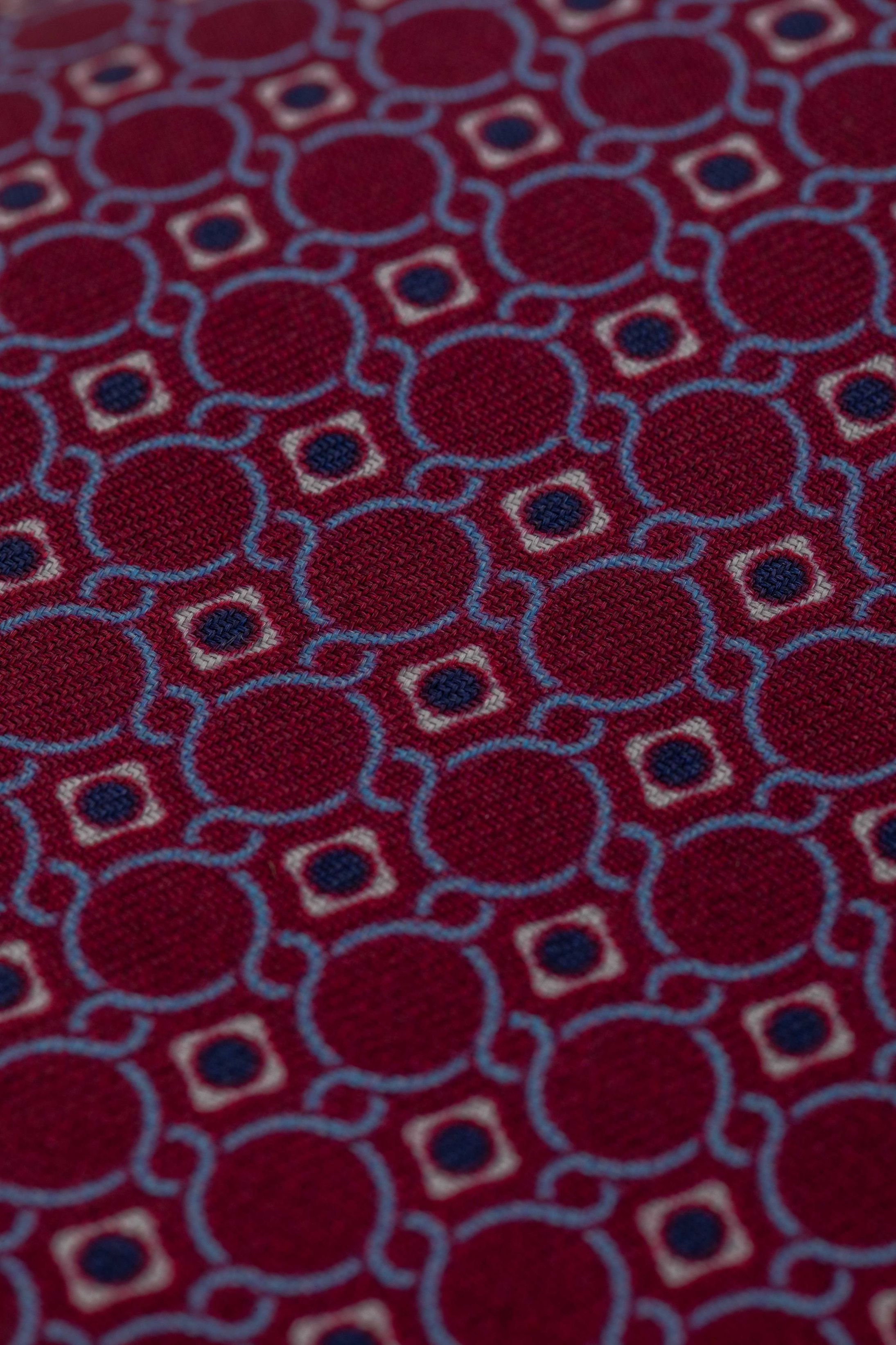 Gravata Seda Italiana vinho