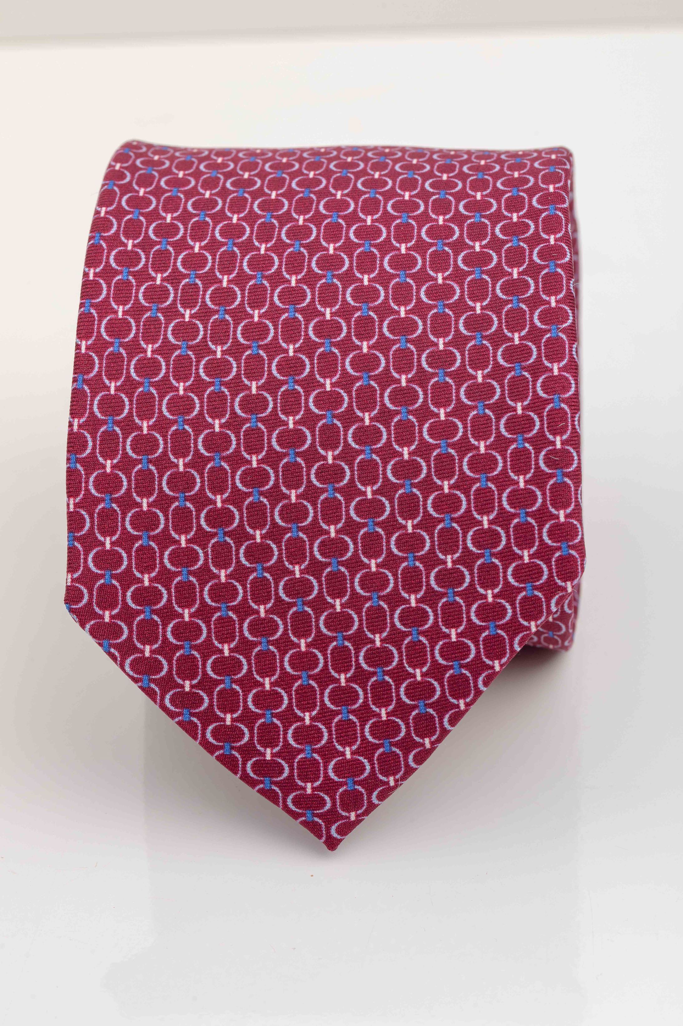 Gravata Seda Italiana Vermelha - Diodato Alfaiataria