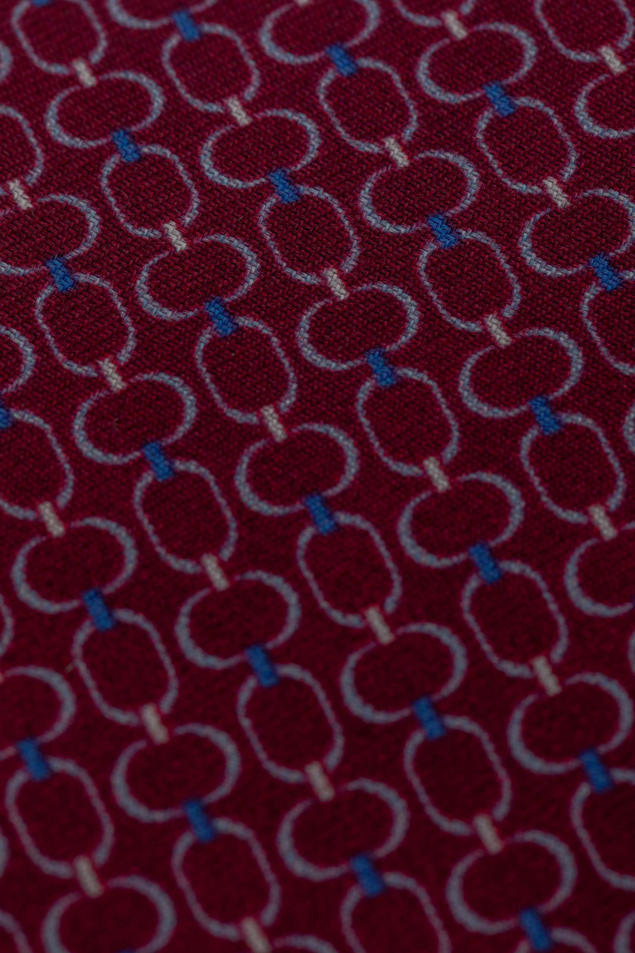 Gravata Seda Italiana Vermelha