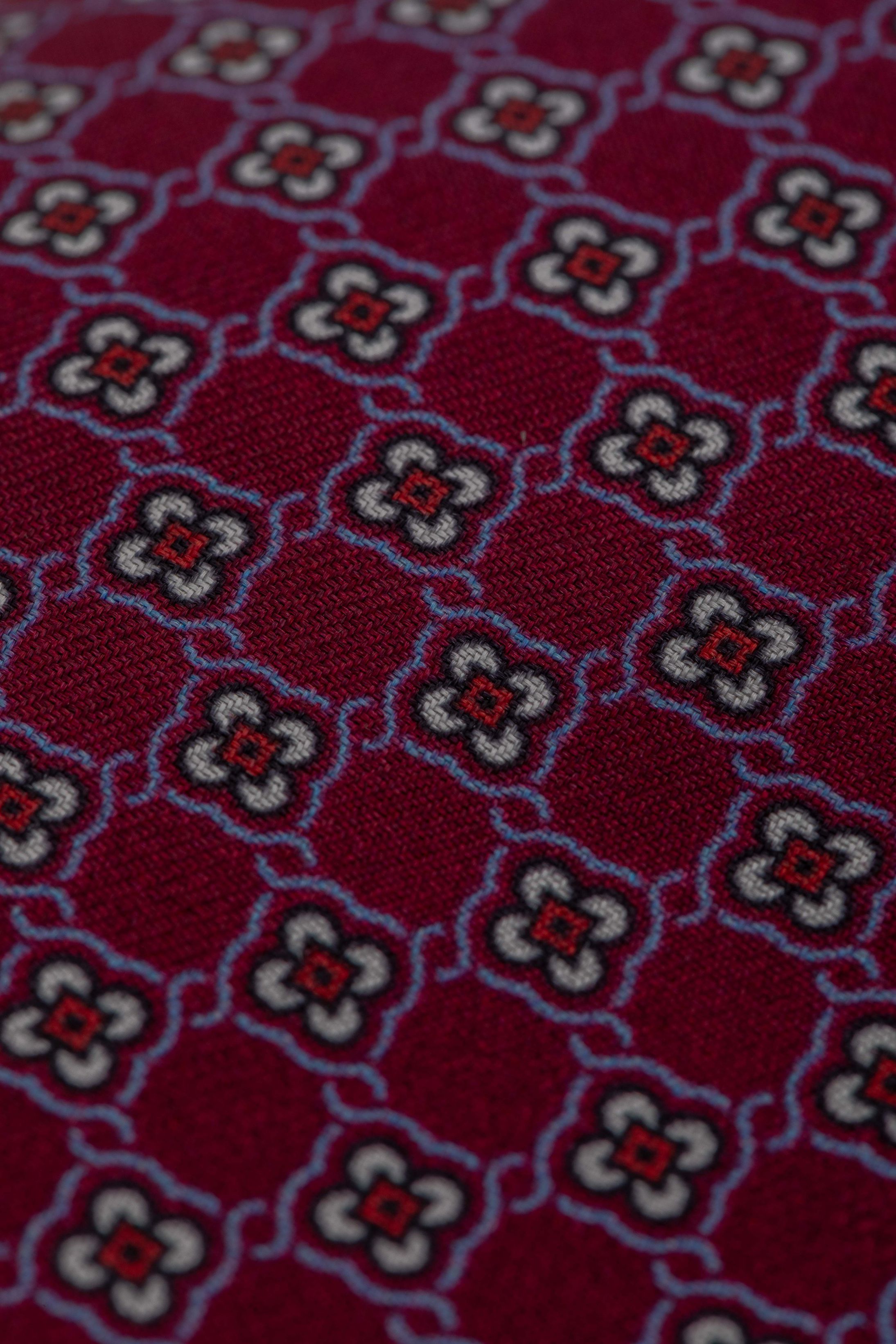 Gravata Seda Italiana Vermelha