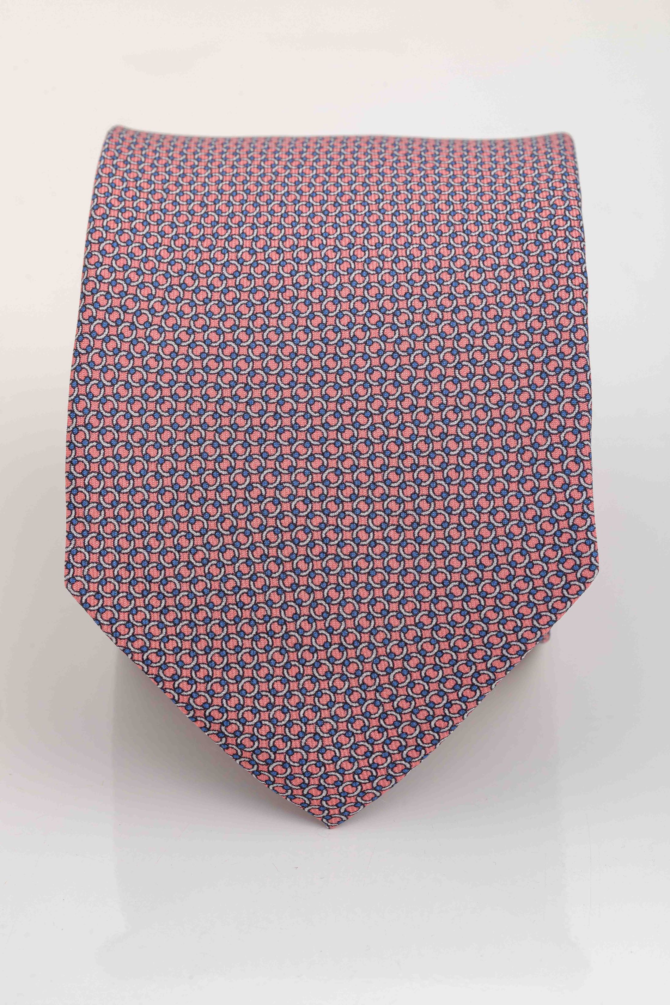 Gravata Seda Italiana Trabalhada Rosa Claro - Diodato Alfaiataria