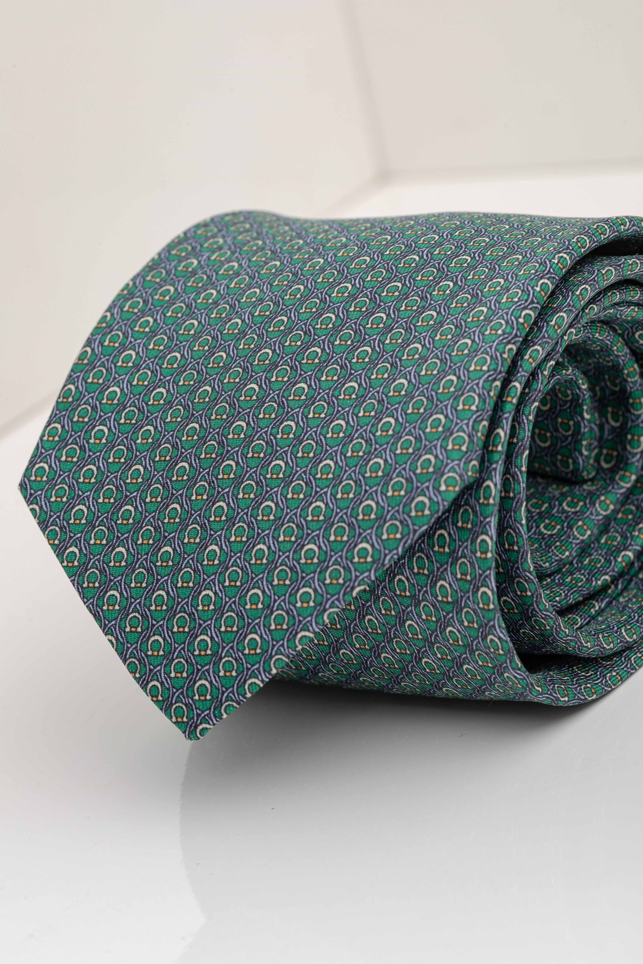 Gravata Seda Italiana Verde