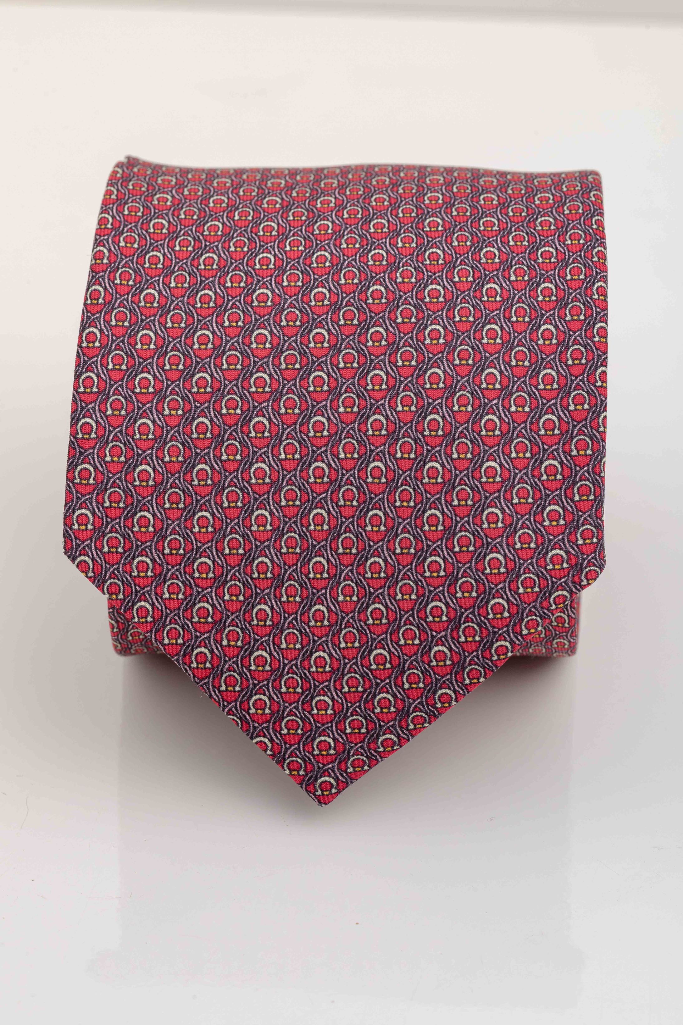 Gravata Seda Italiana Vermelha 