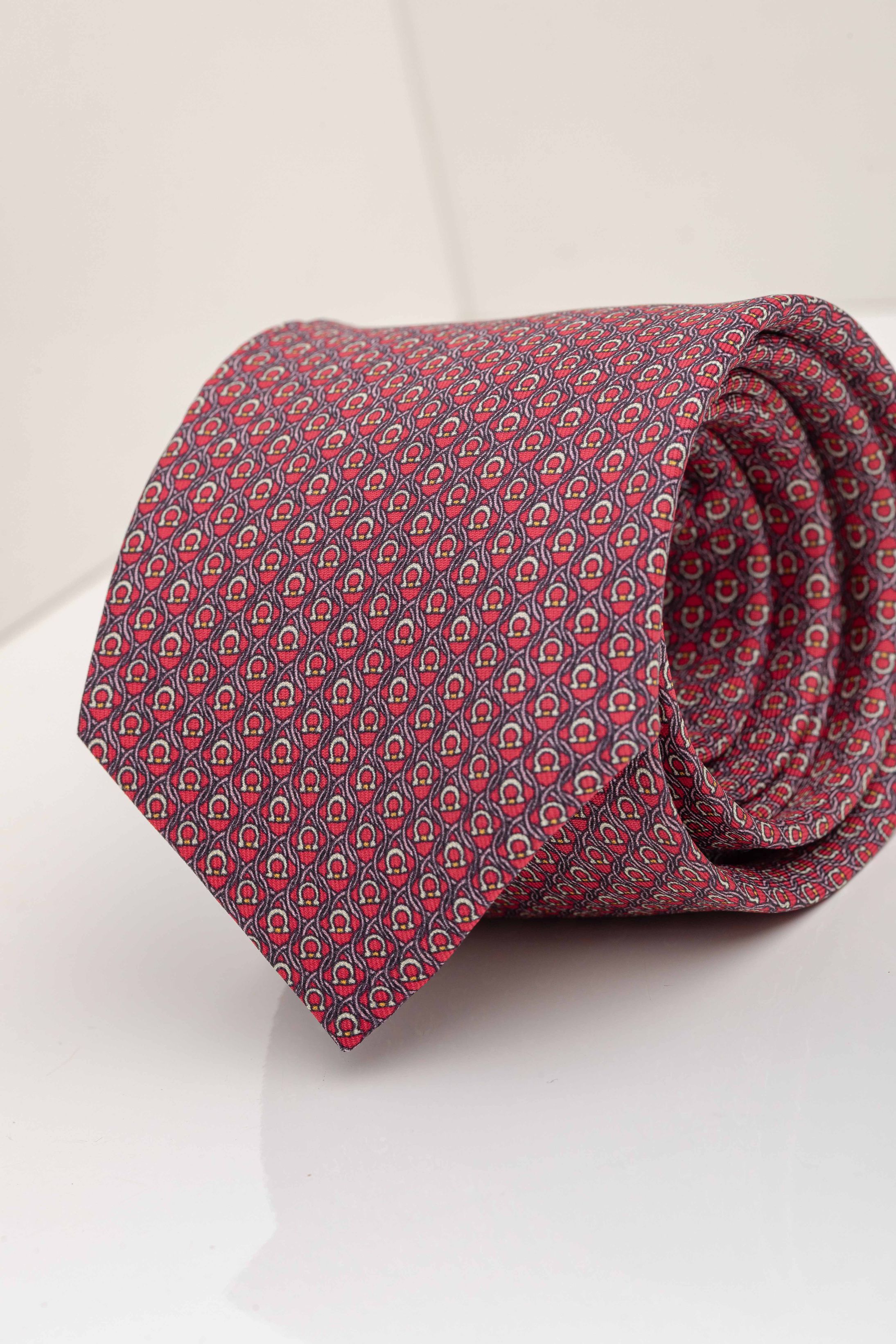 Gravata Seda Italiana Vermelha 