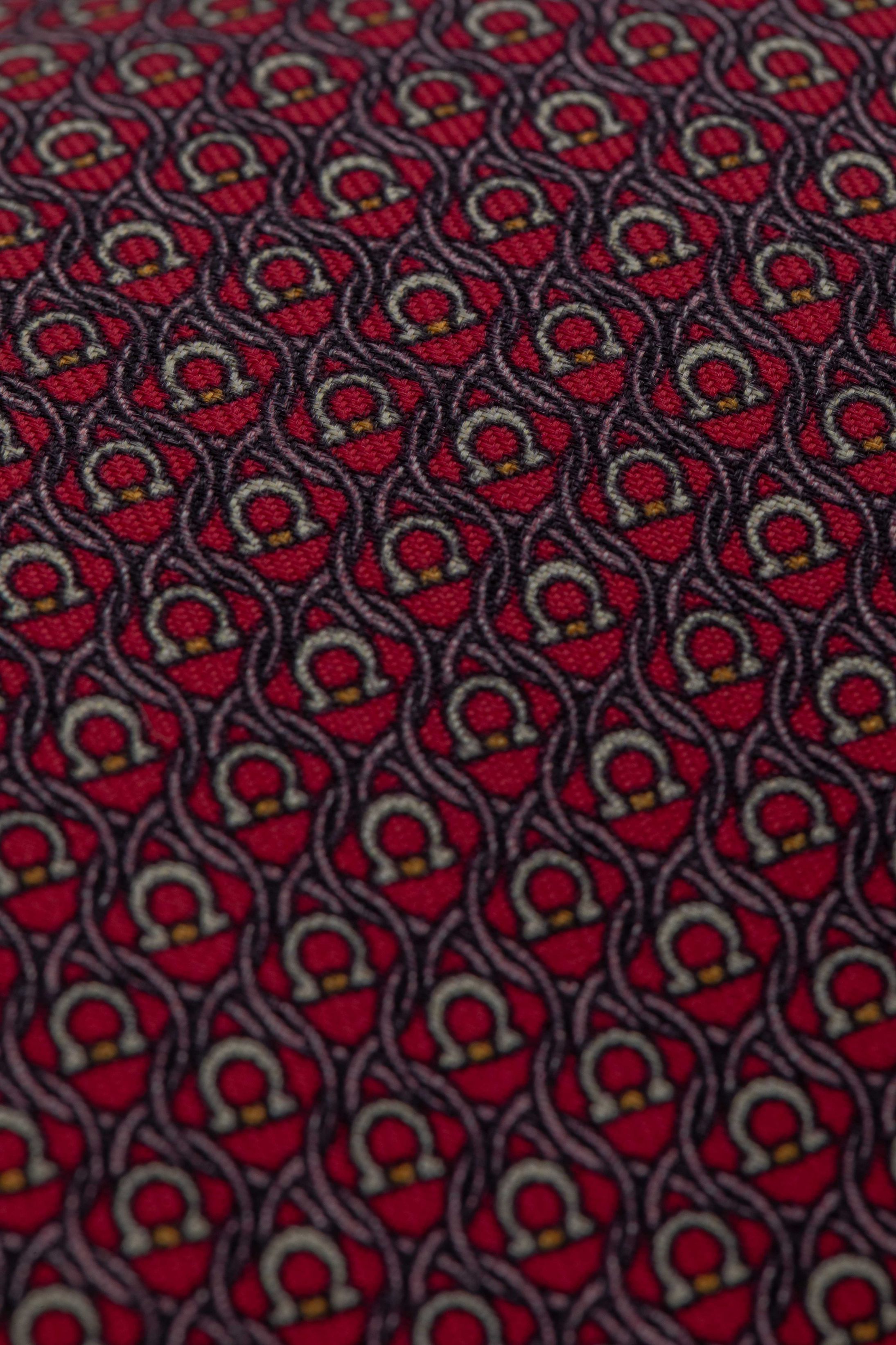 Gravata Seda Italiana Vermelha 