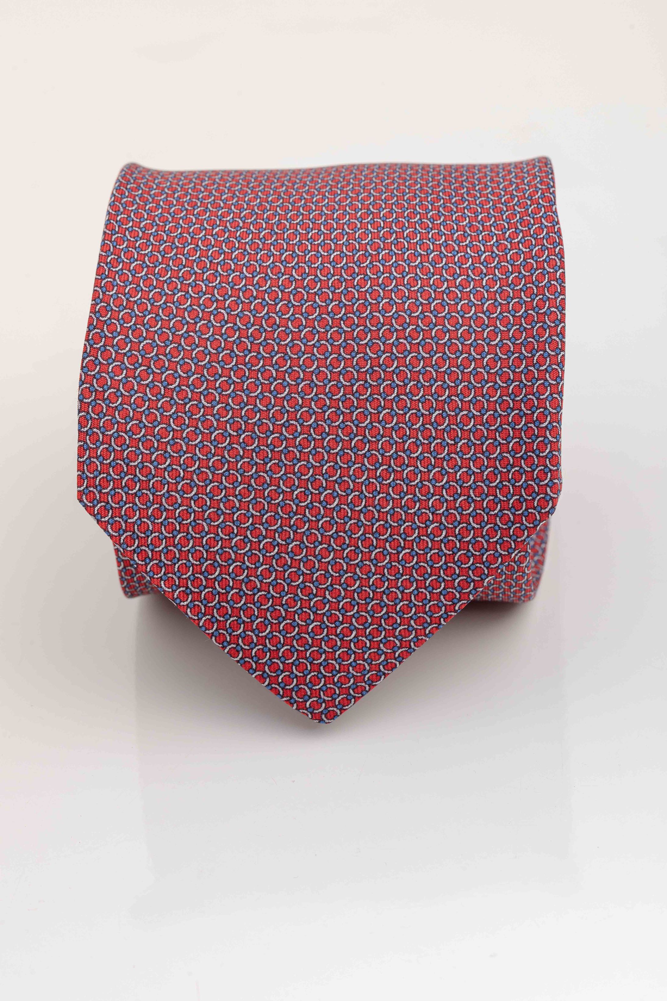 Gravata Seda Italiana Vermelha - Diodato Alfaiataria