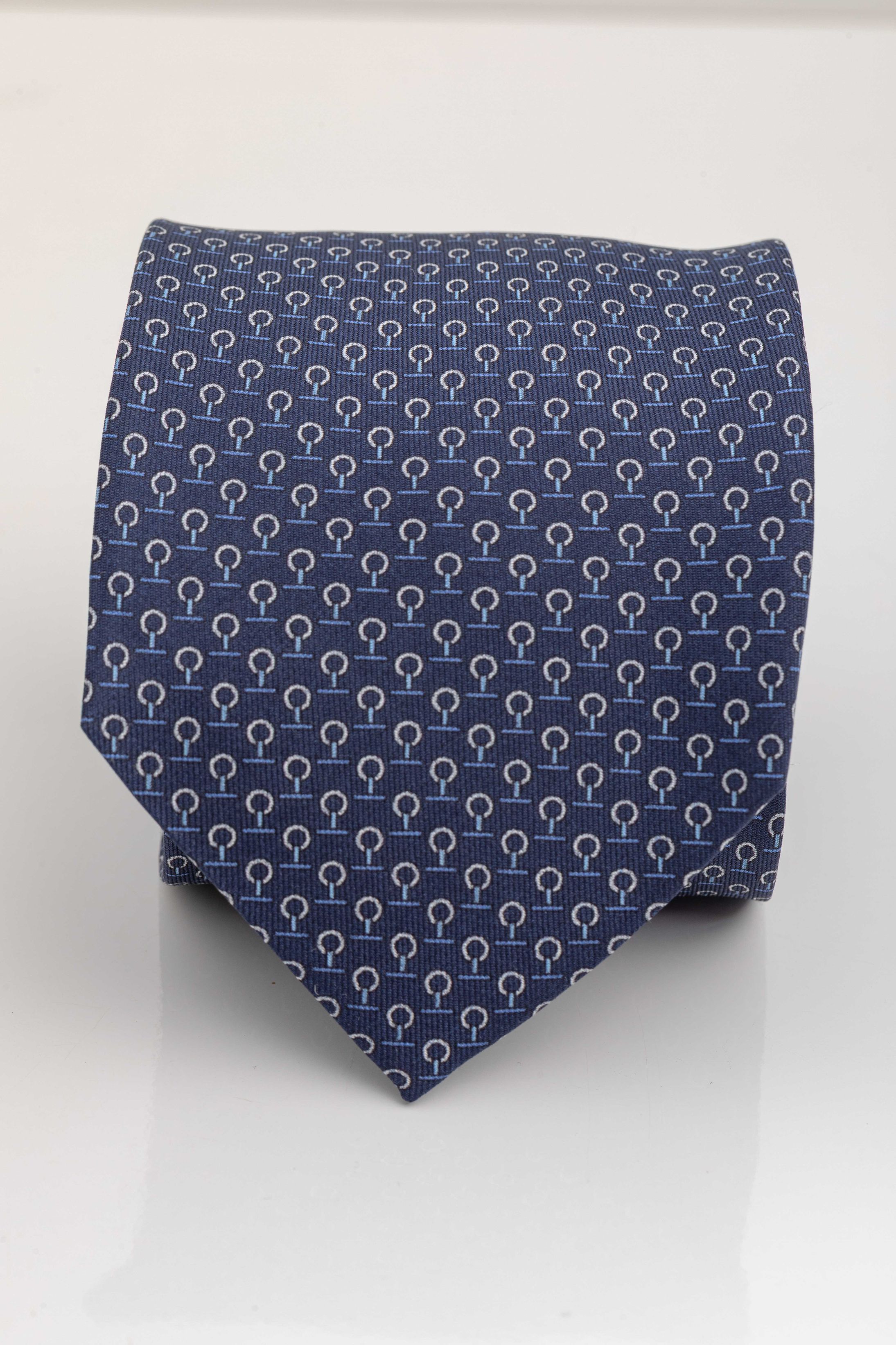 Gravata Seda Italiana Marinho - Diodato Alfaiataria