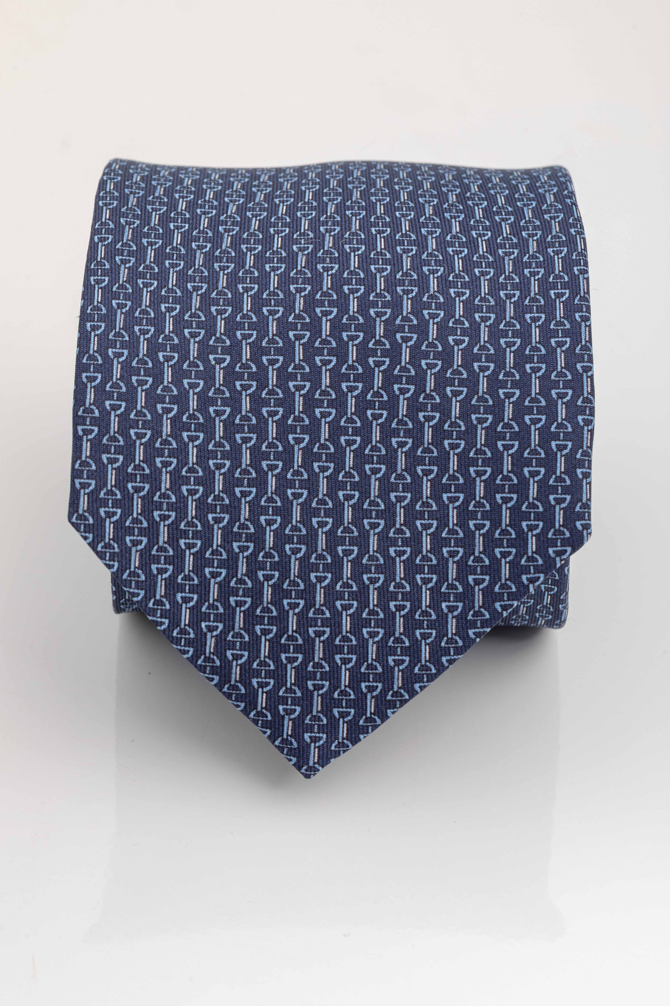 Gravata Seda Italiana Marinho - Diodato Alfaiataria