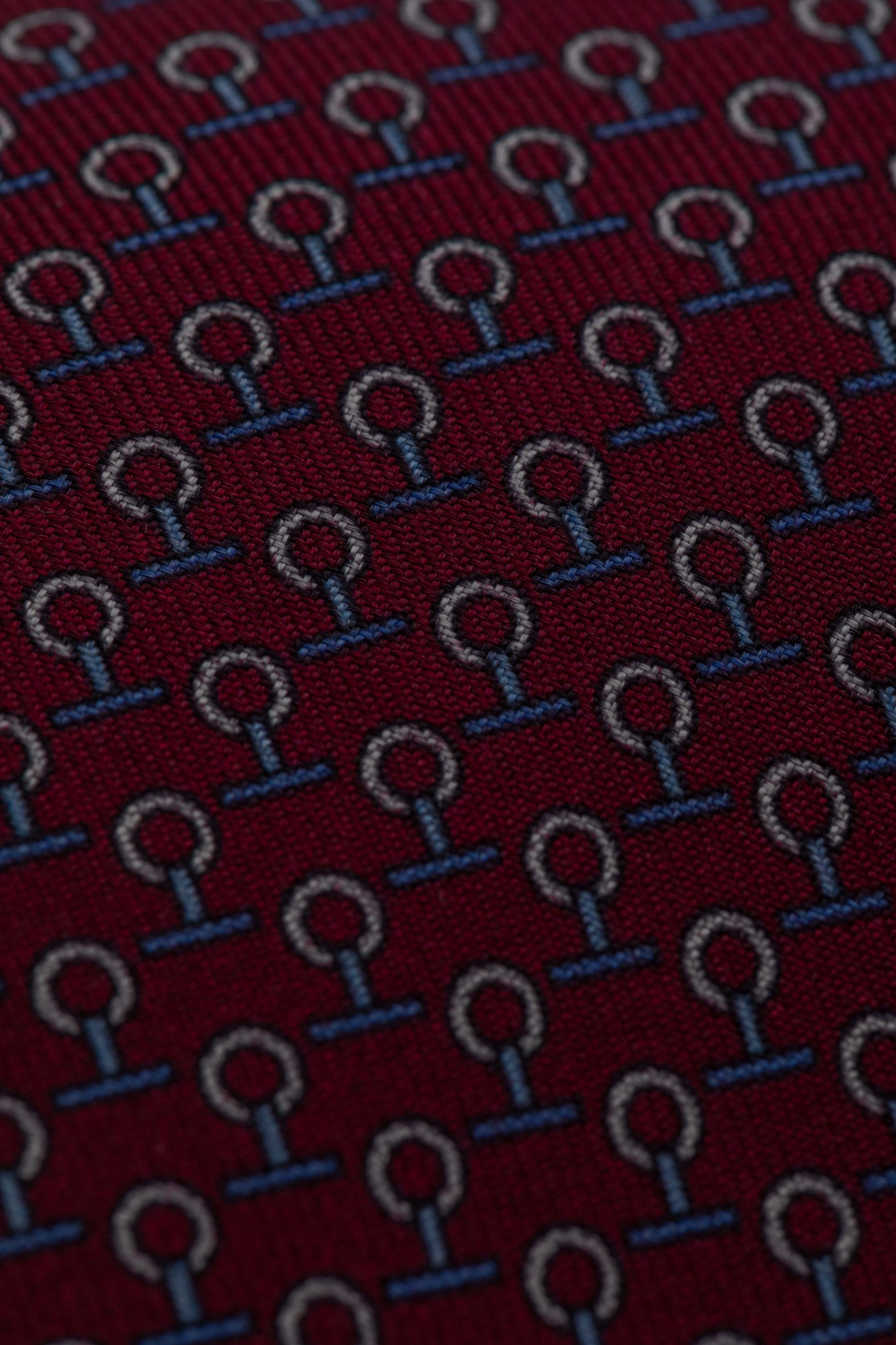 Gravata Seda Italiana Vinho