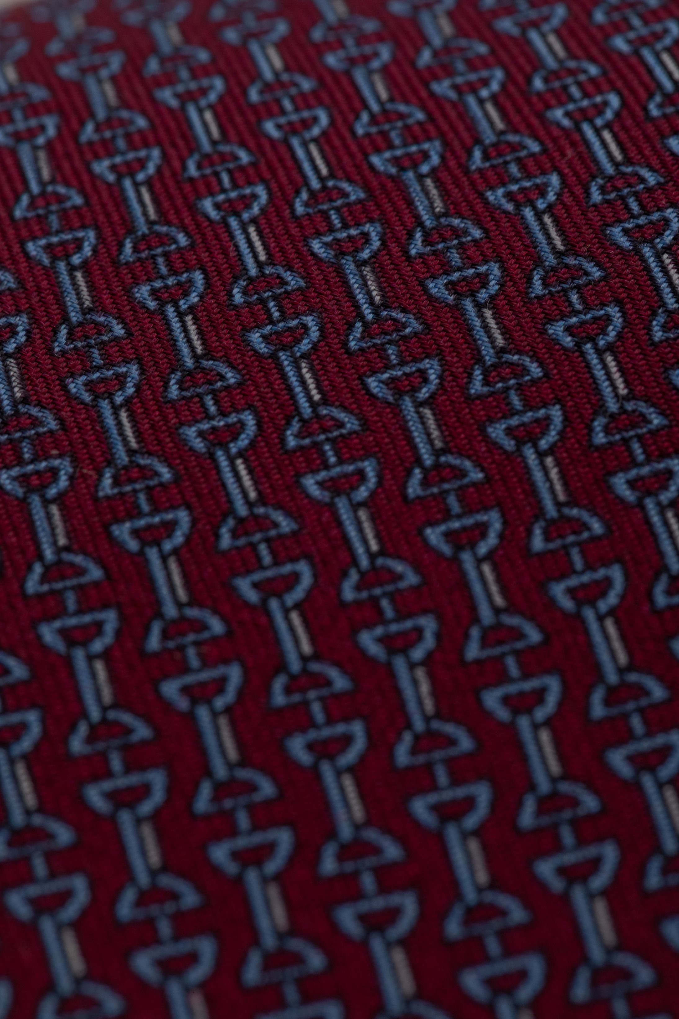 Gravata Seda Italiana Vinho 