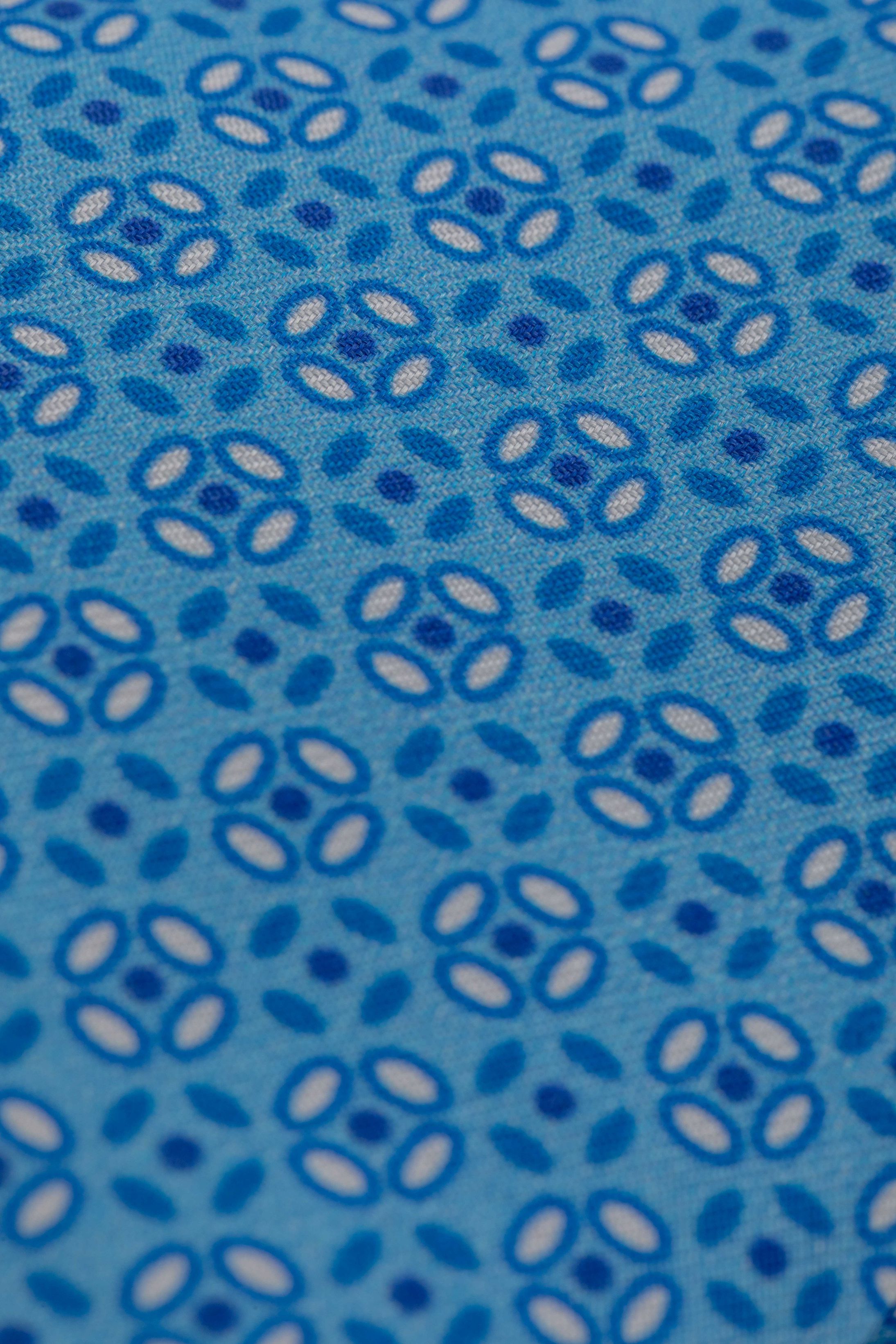 Gravata Seda Italiana Azul Claro