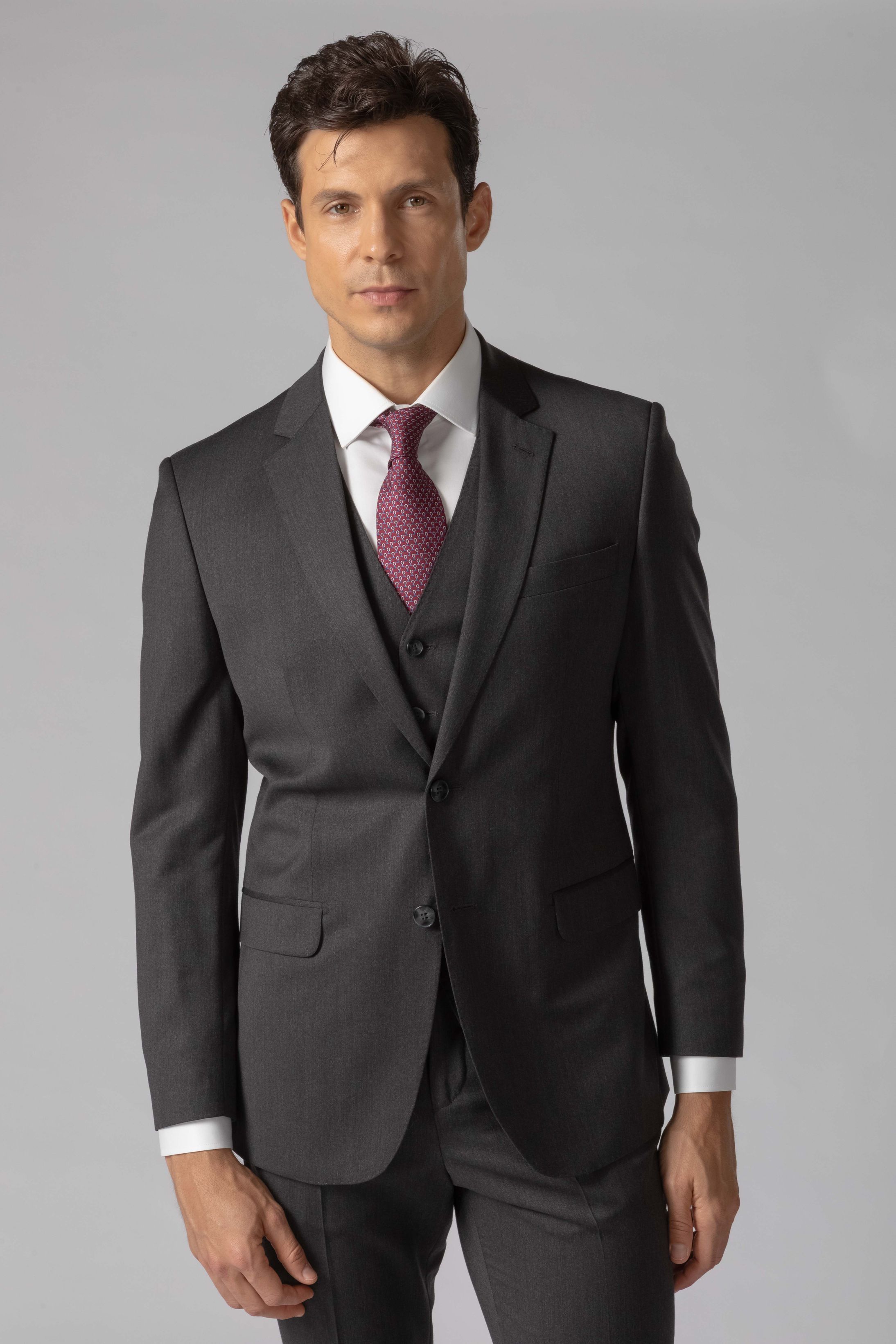 Terno Super 120 Slim Grafite - Diodato Alfaiataria