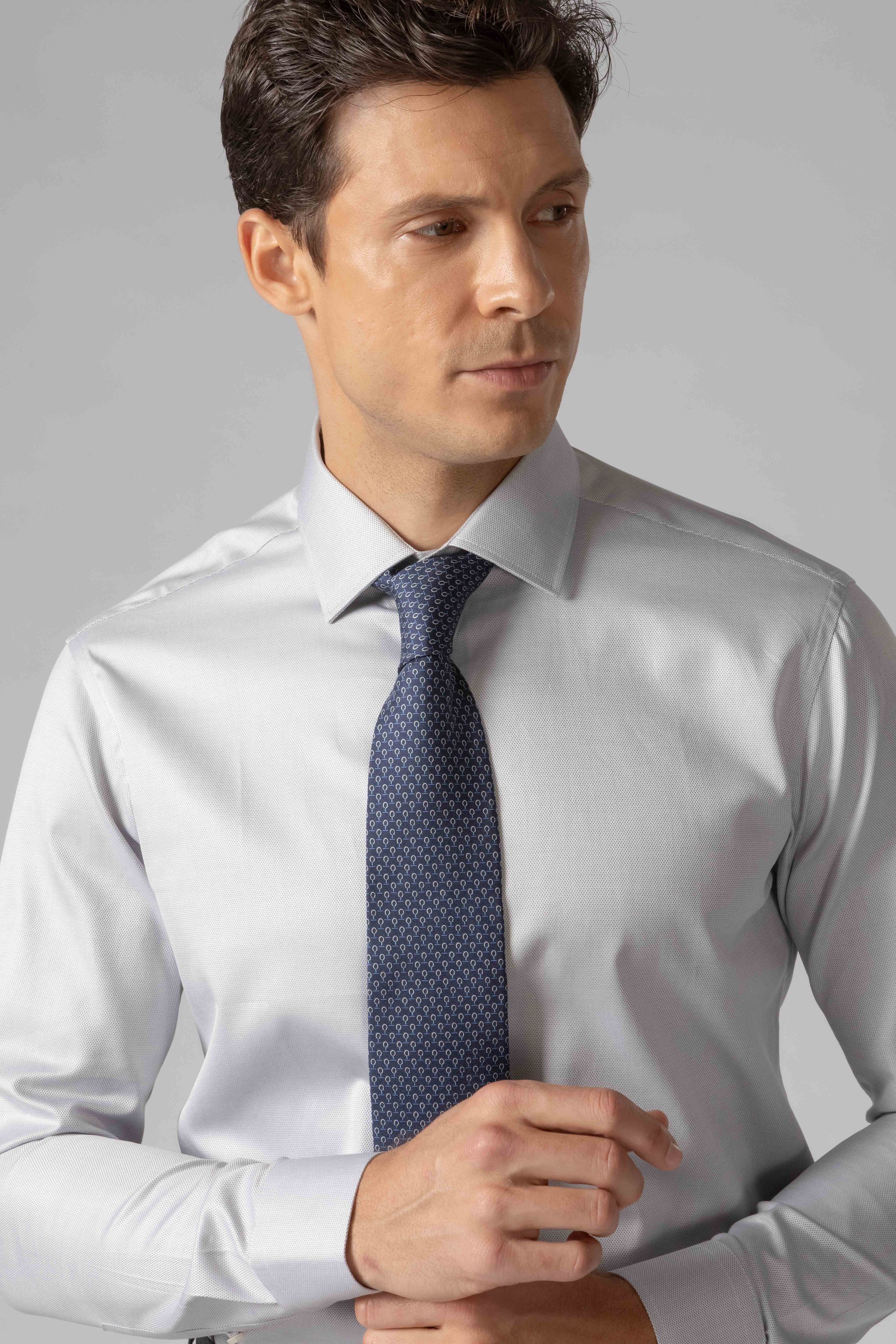 Camisa Social Slim Fit Fio 100 Pima Cotton