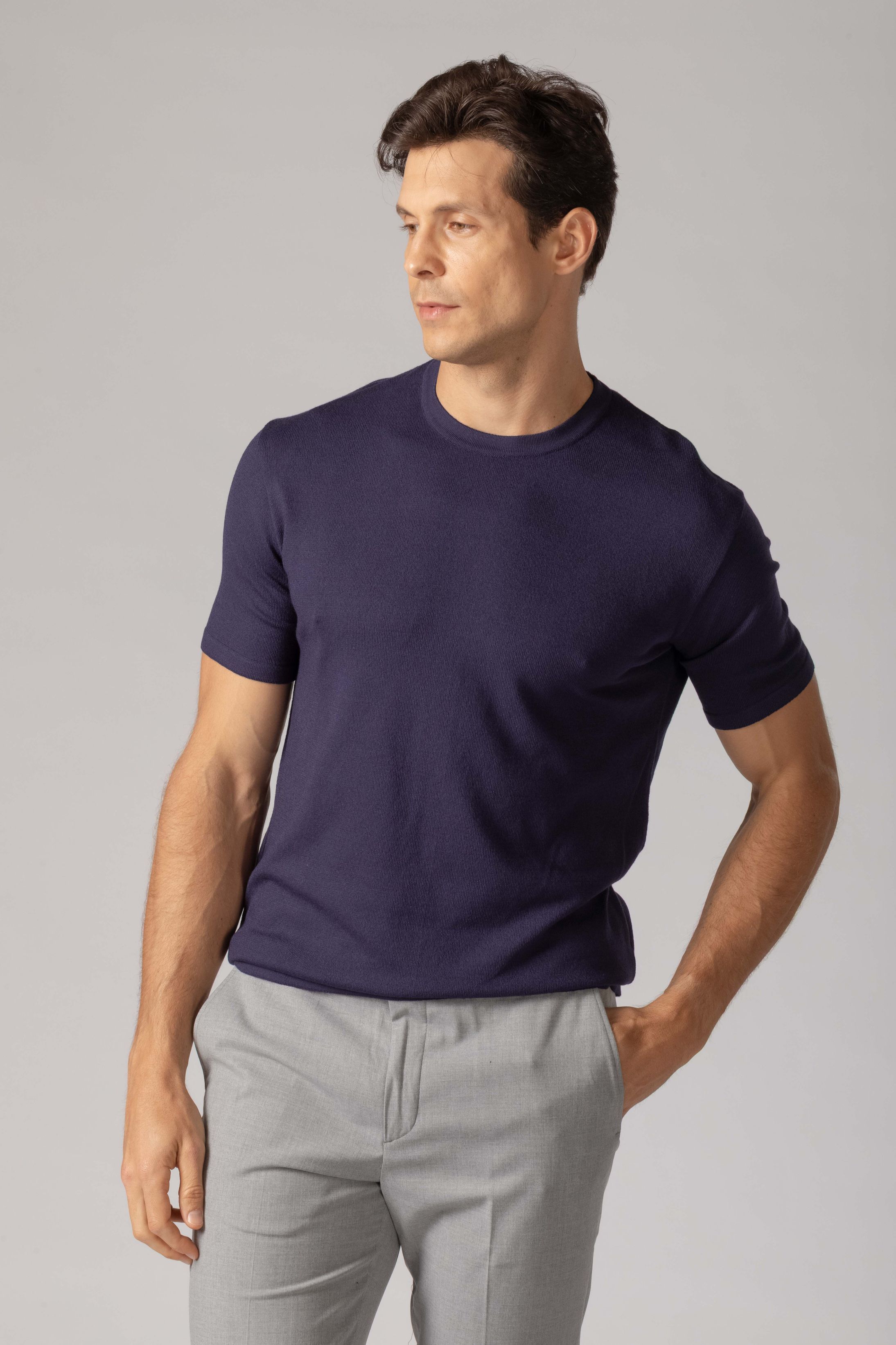 T shirt Linha Marinho - Diodato Alfaiataria