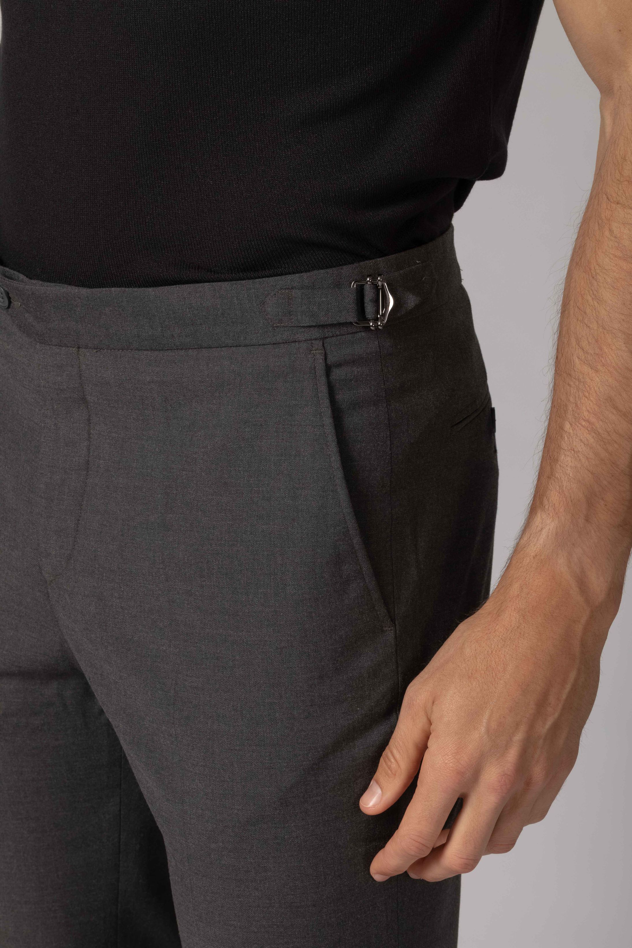 Calça social Slim Fit Milano Grafite