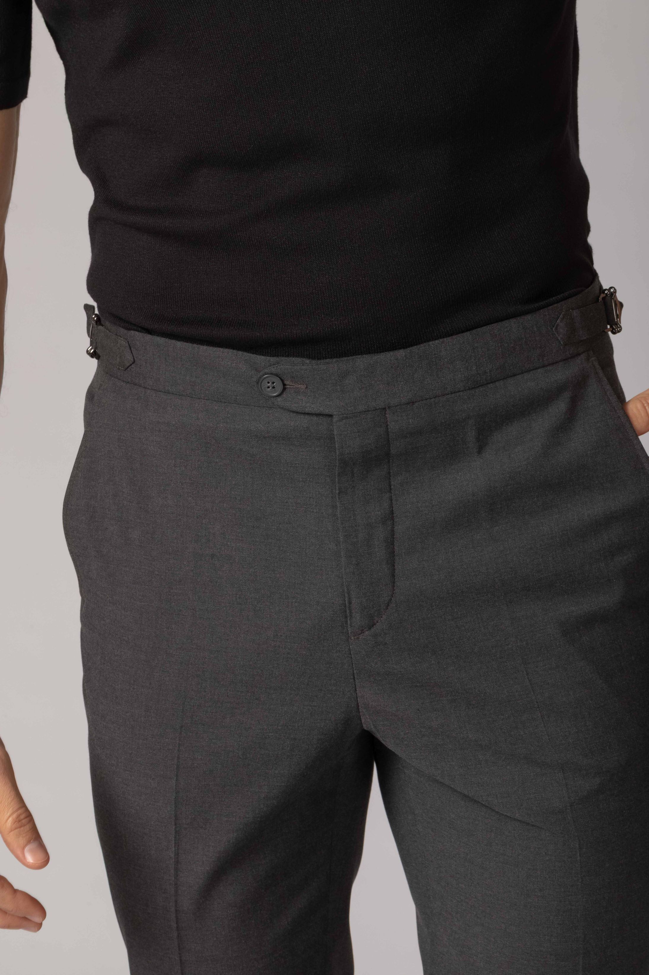 Calça social Slim Fit Milano Grafite