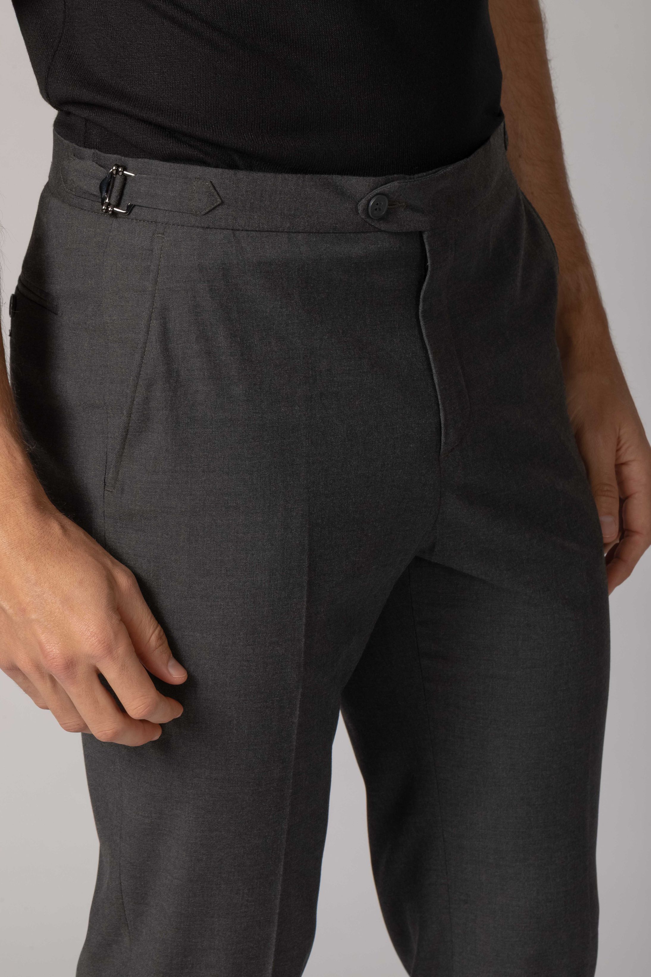 Calça social Slim Fit Milano Grafite