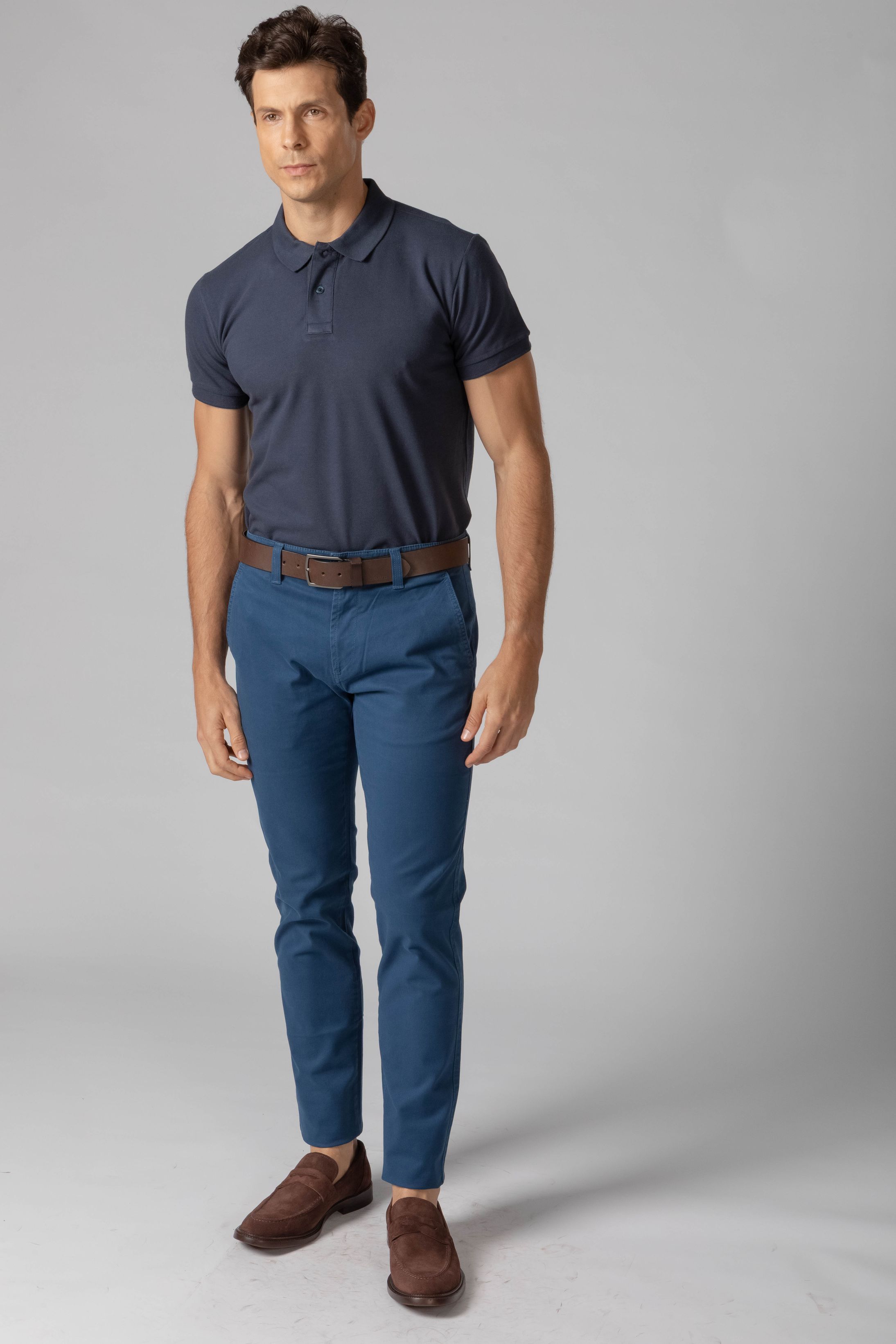 Calça Sport Azul Slim Fit