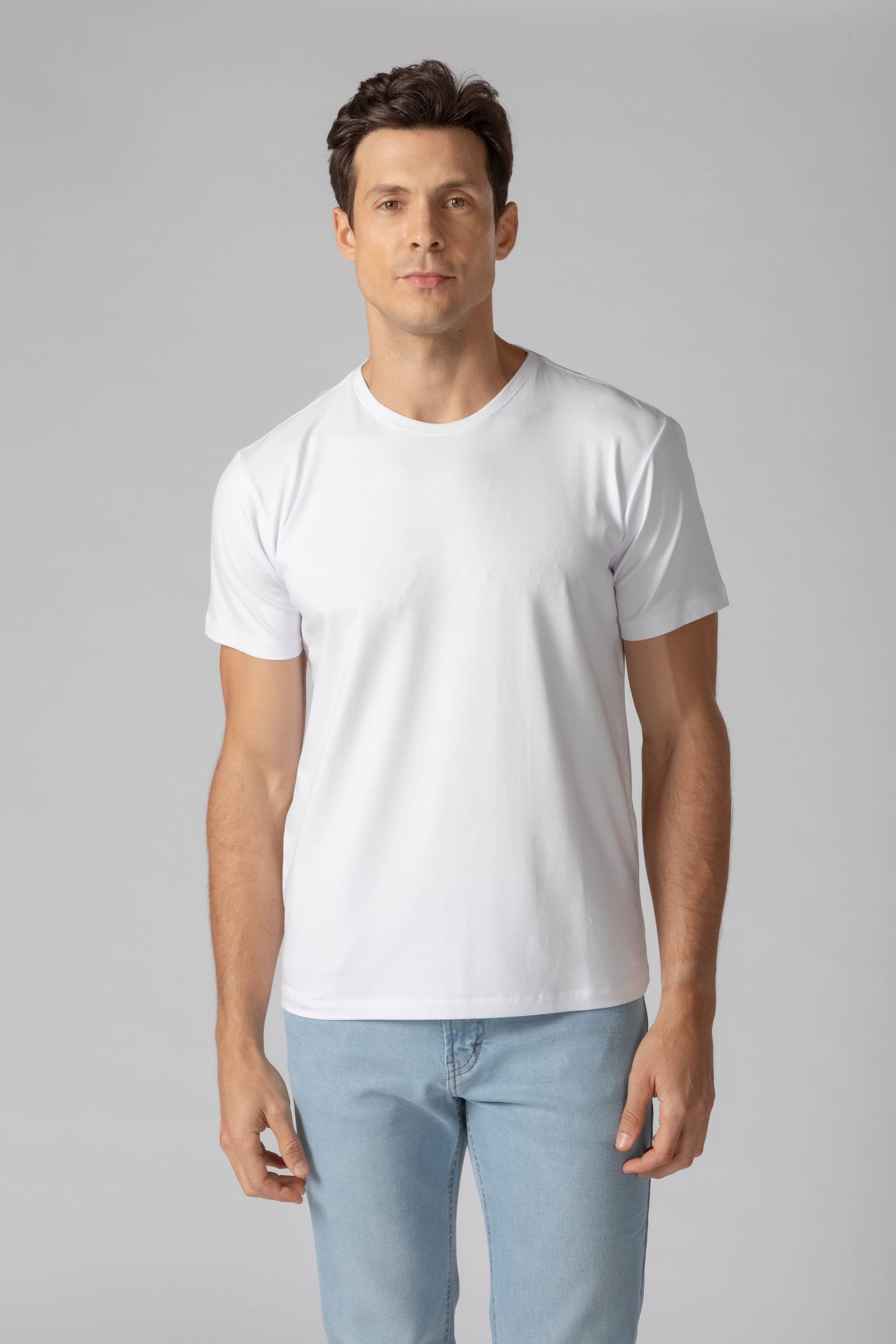 T shirt Pimma Cotton Branca - Diodato Alfaiataria