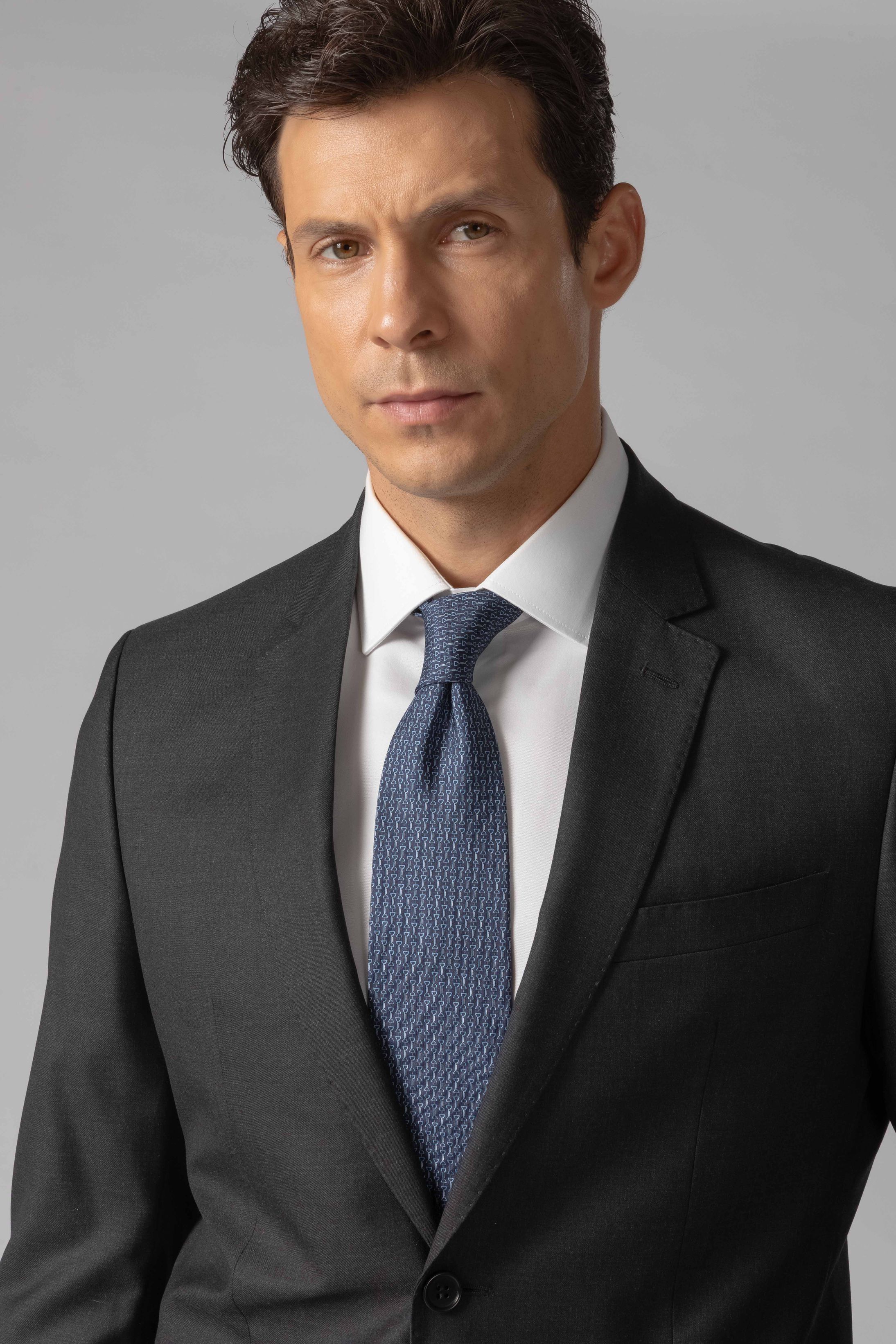 Costume Canônico Super 150 Slim Grafite - Diodato Alfaiataria