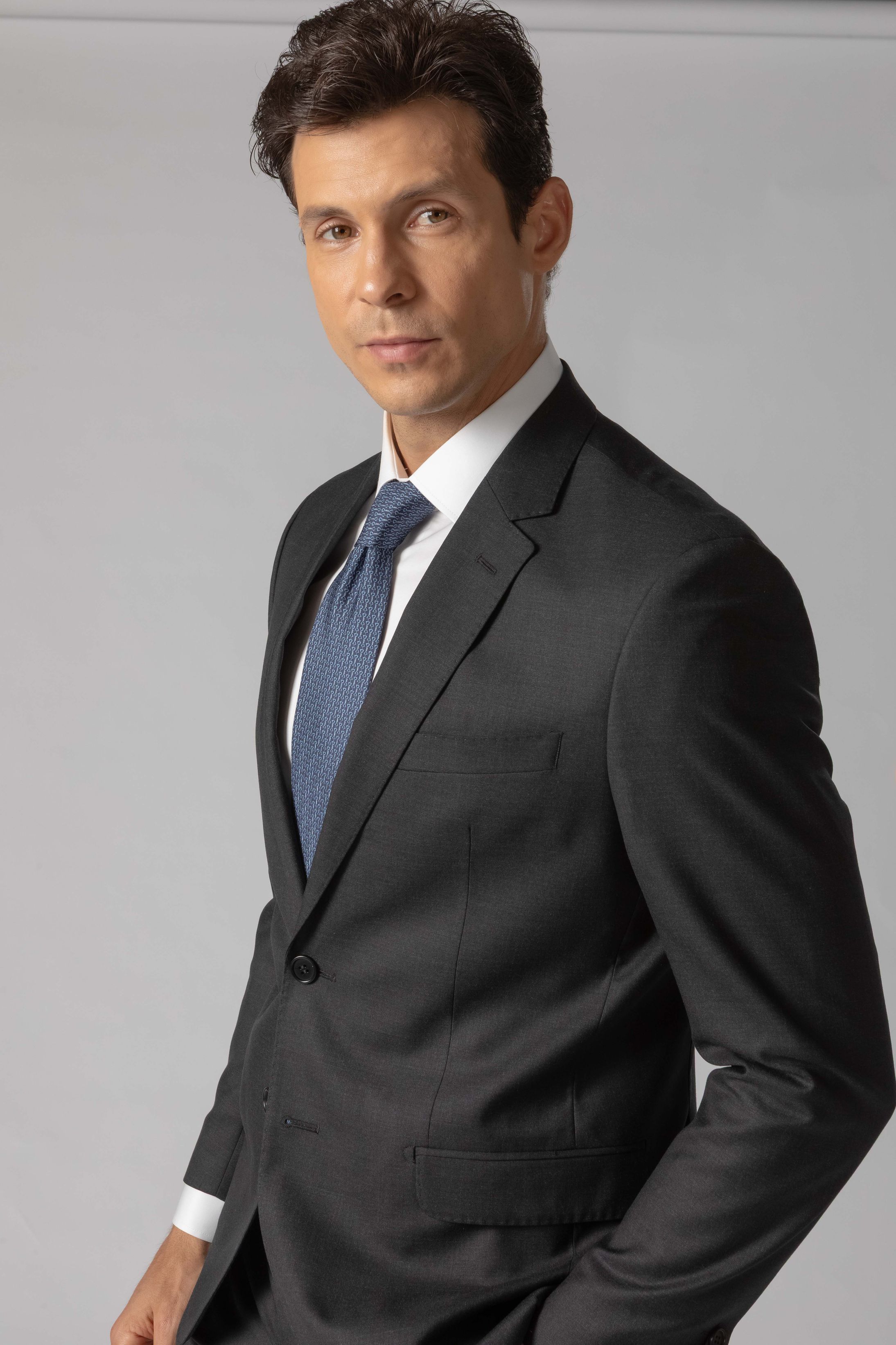 Costume Canônico Super 150 Slim Grafite