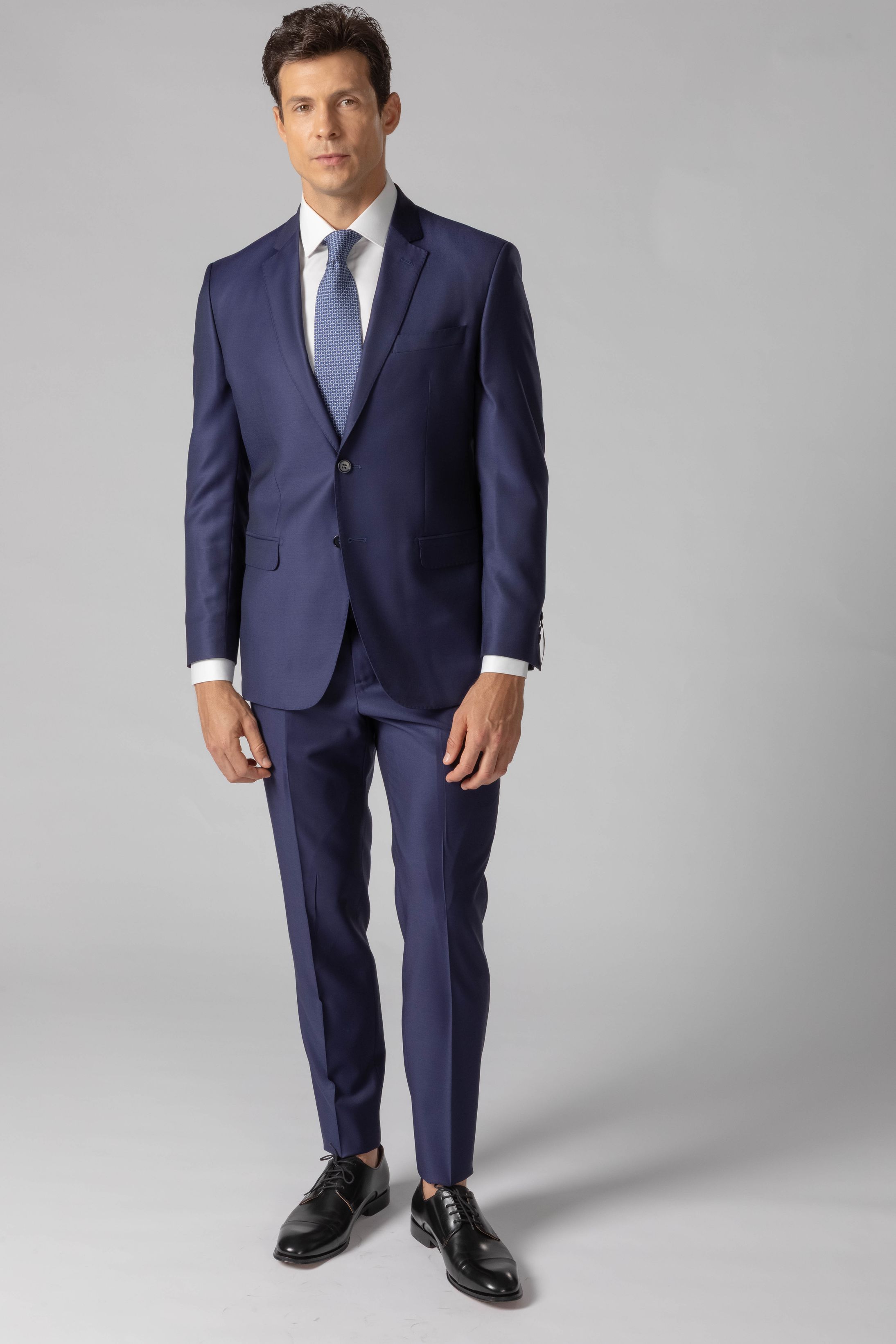 Costume Canônico Super 110 Slim Marinho Médio