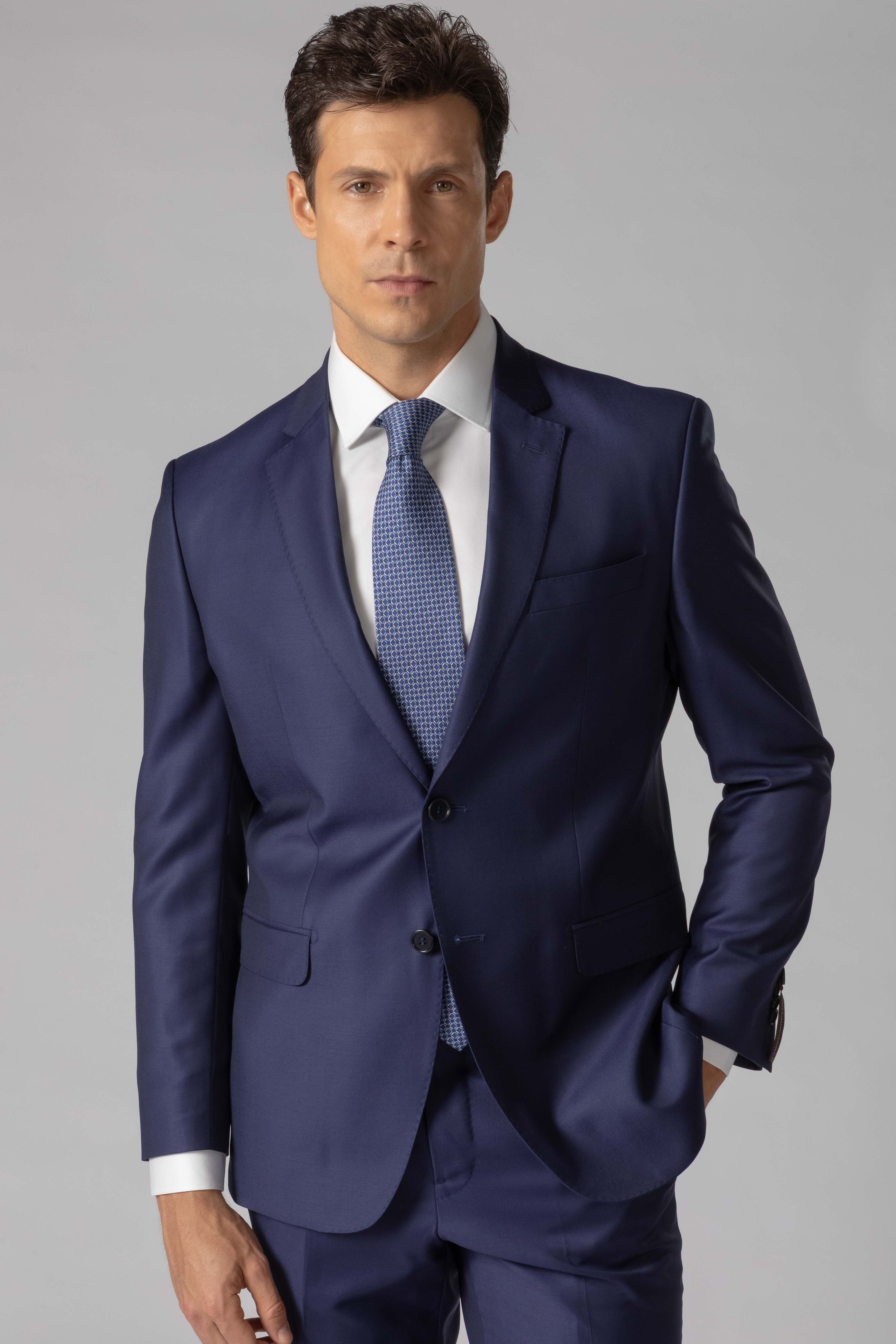 Costume Canônico Super 110 Slim Marinho Médio