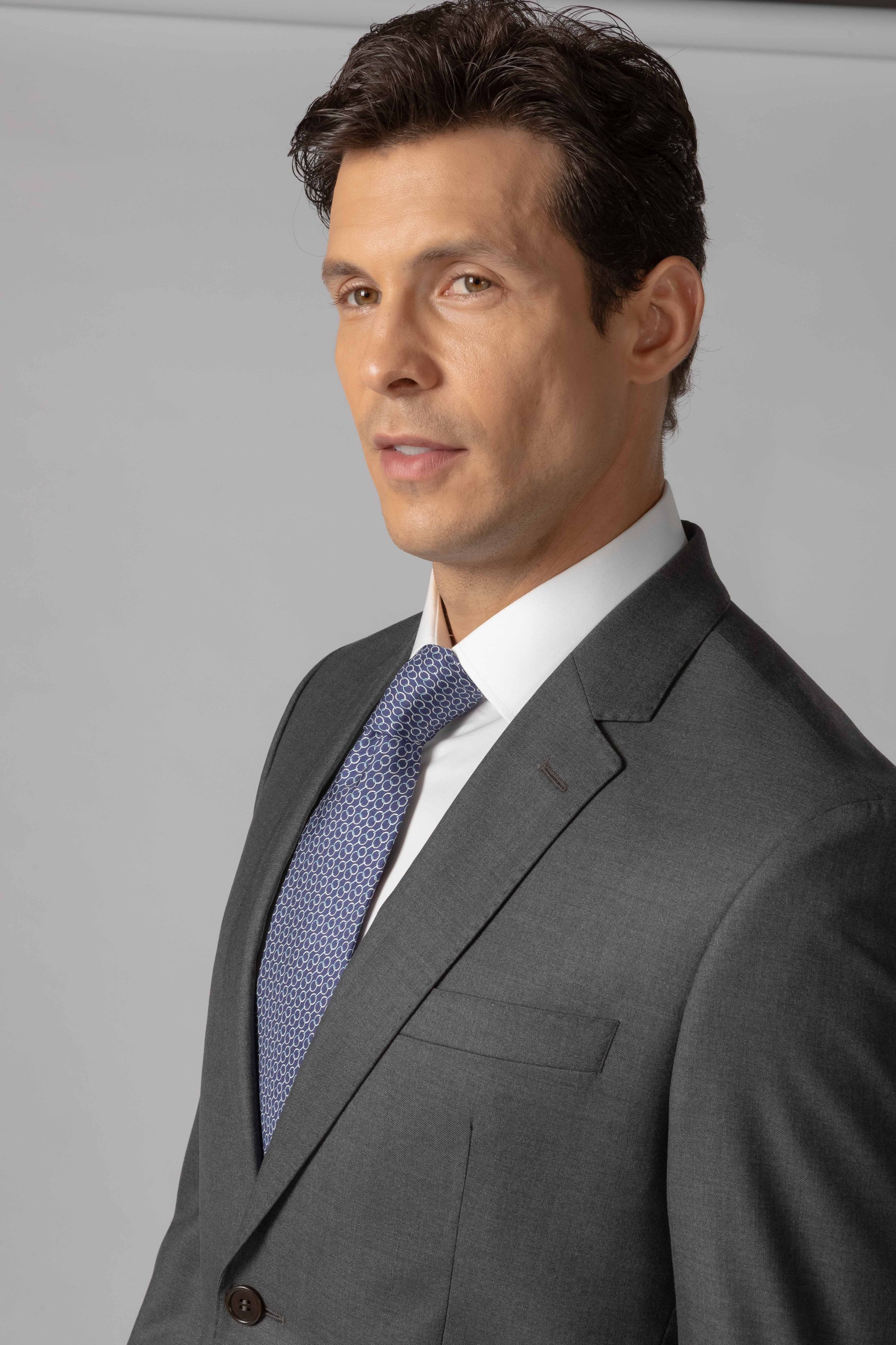 Costume Canônico Super 150 Slim Cinza Médio