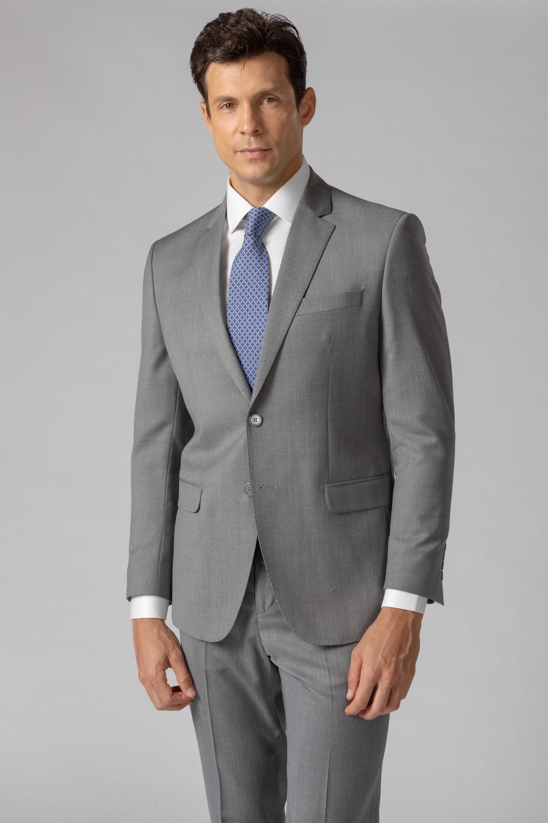 Costume Super 120 Regular Cinza Claro