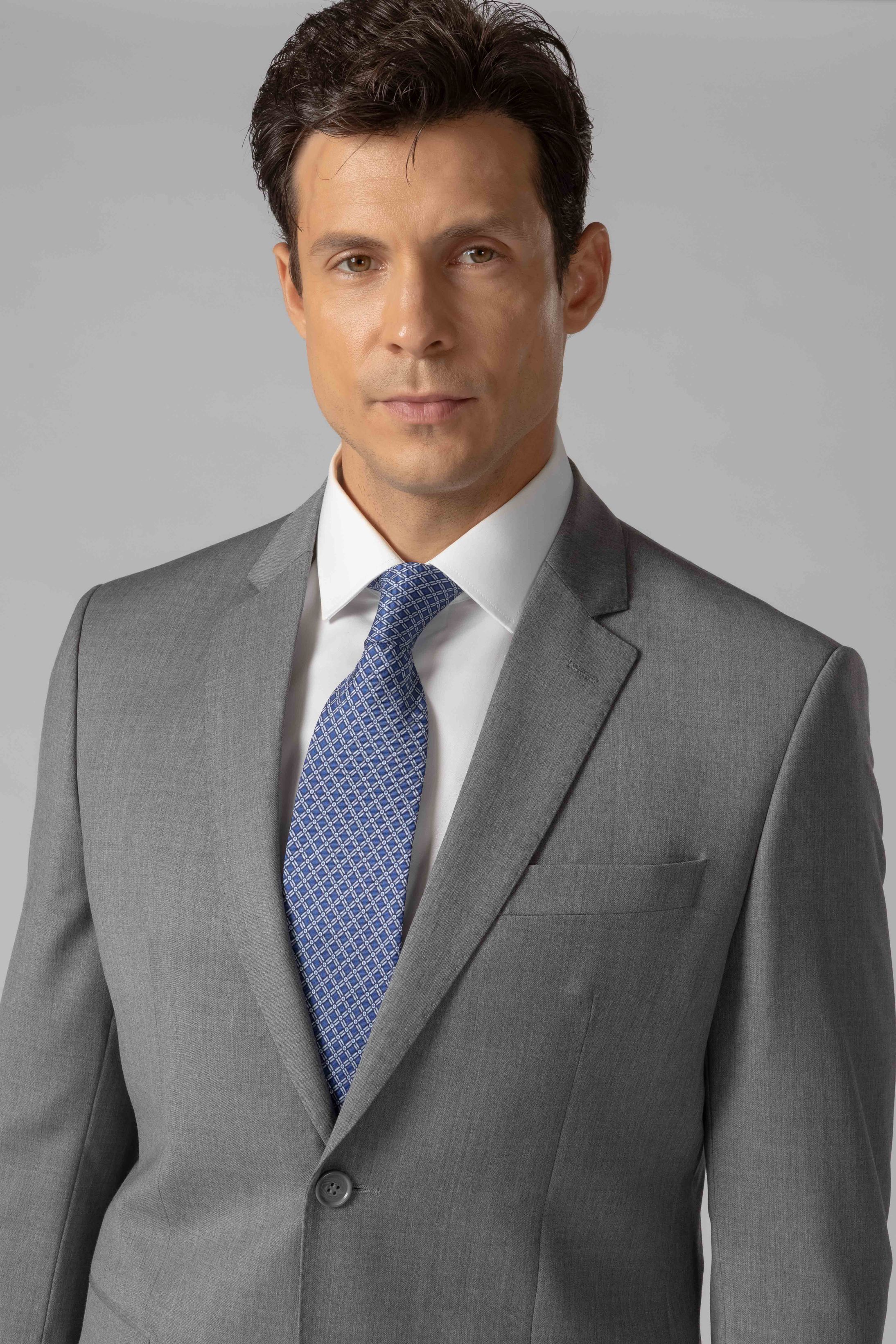 Costume Super 120 Regular Cinza Claro